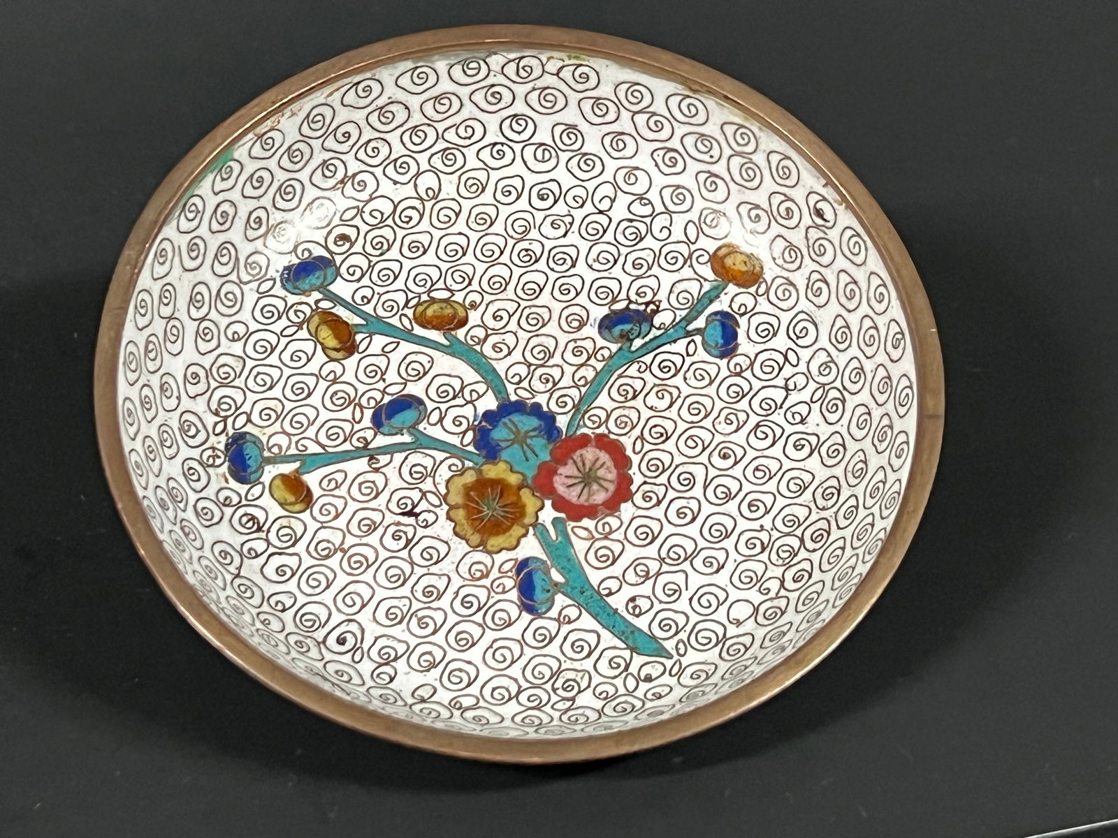 Chinese Cloisonne Saucer - 3