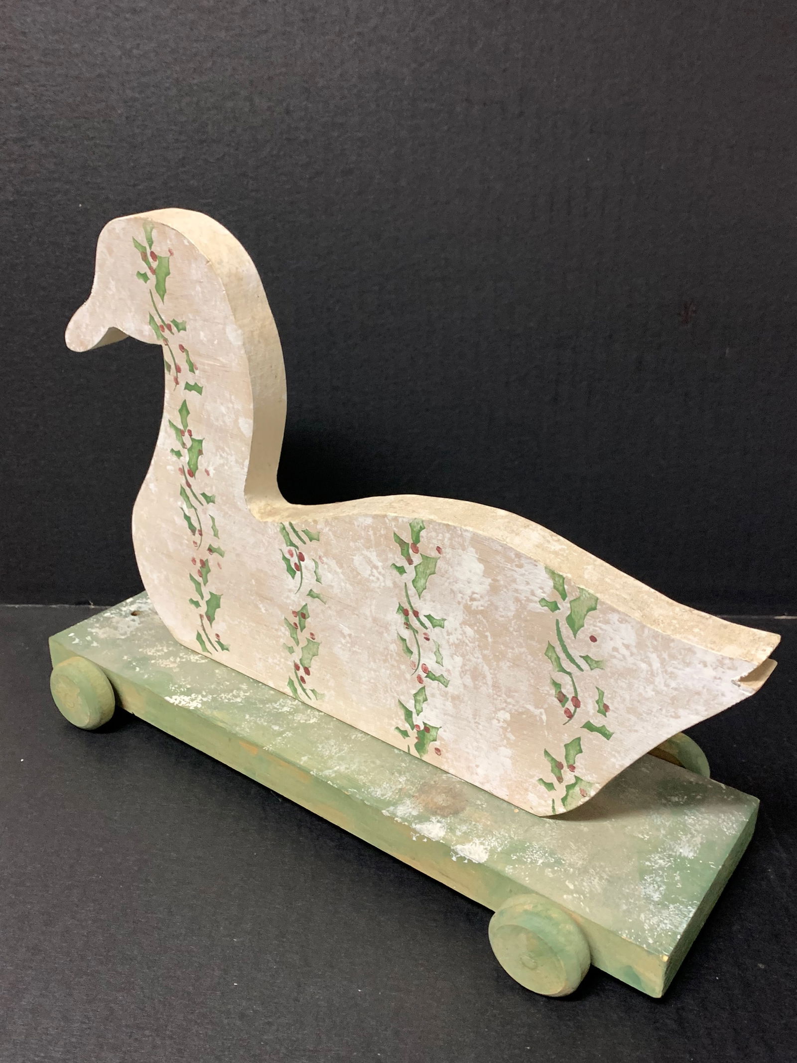 Carved Wood Painted Decoy Duck Sculpture - 3