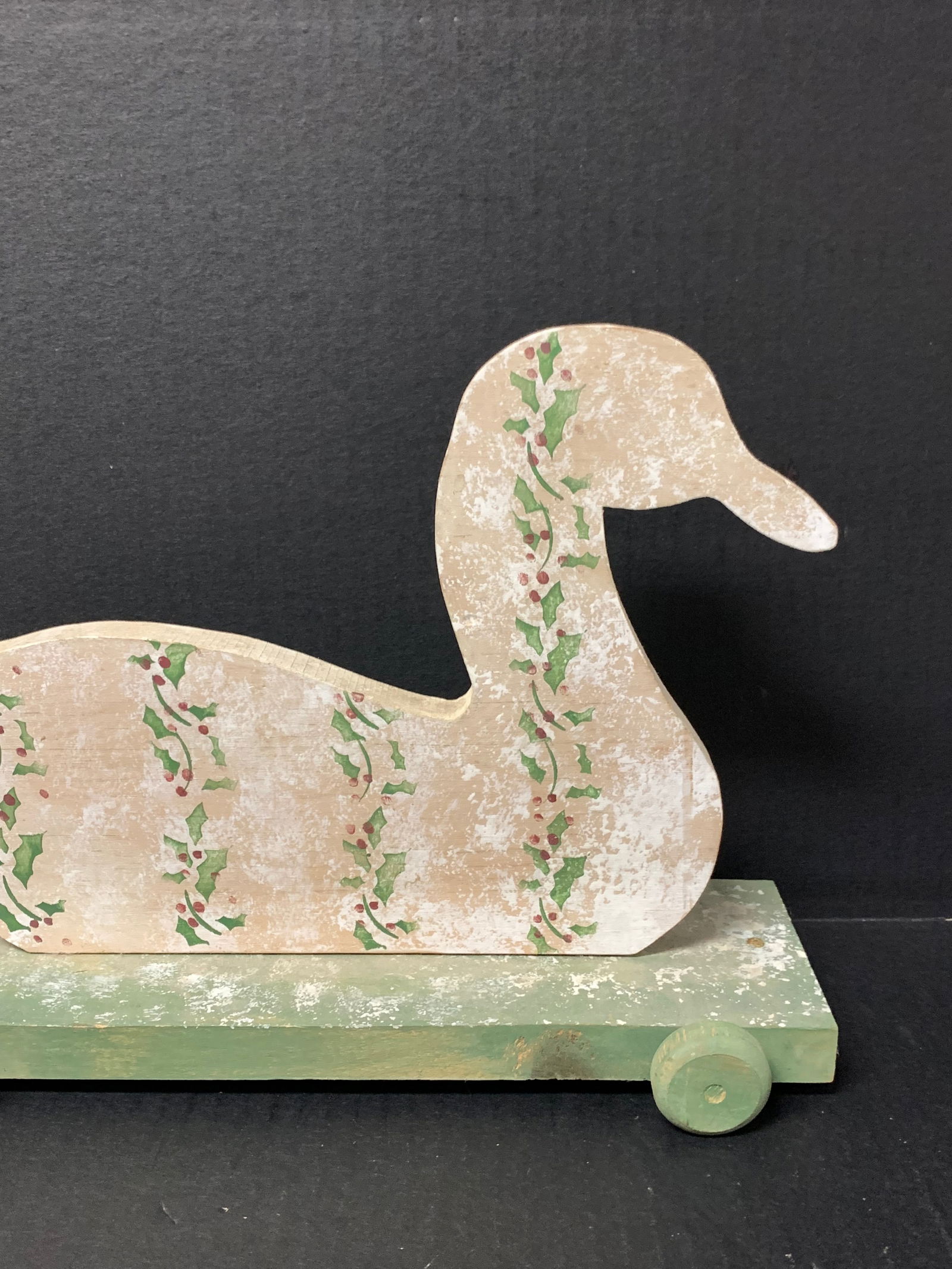 Carved Wood Painted Decoy Duck Sculpture - 6