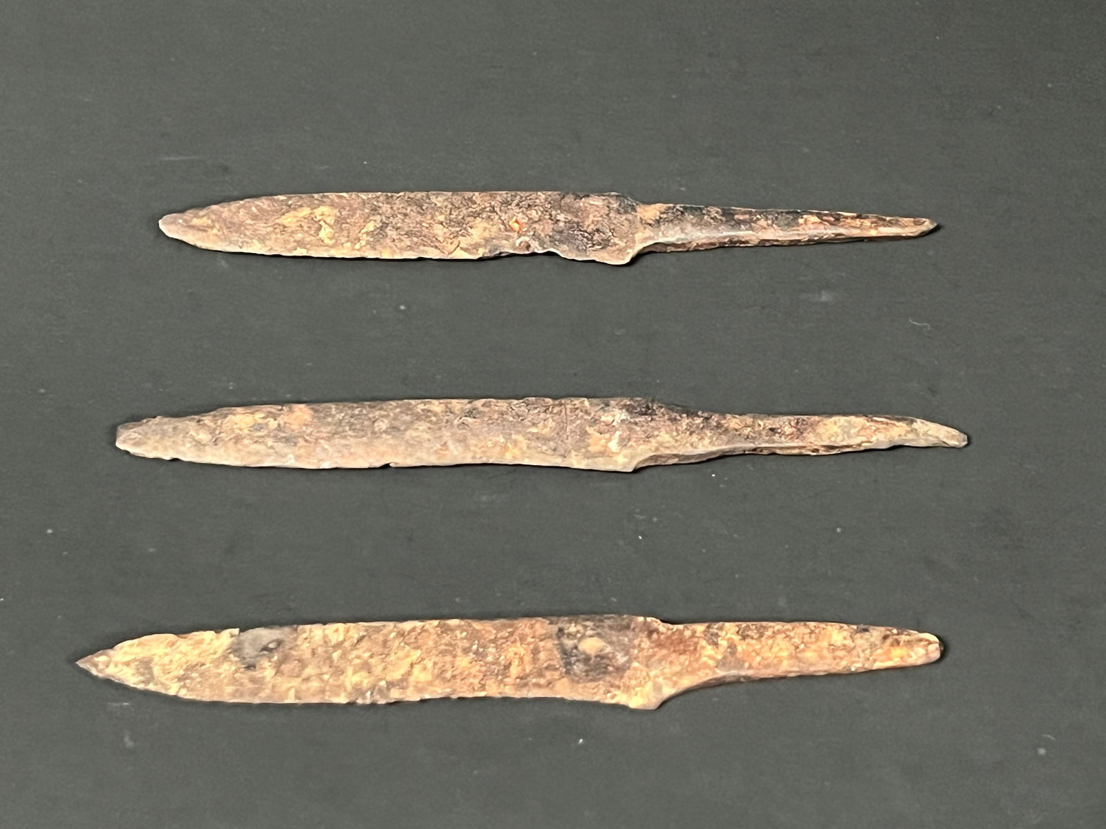 Medieval Iron Viking Small Pouch Knives 3 Pcs. (1 of 5)