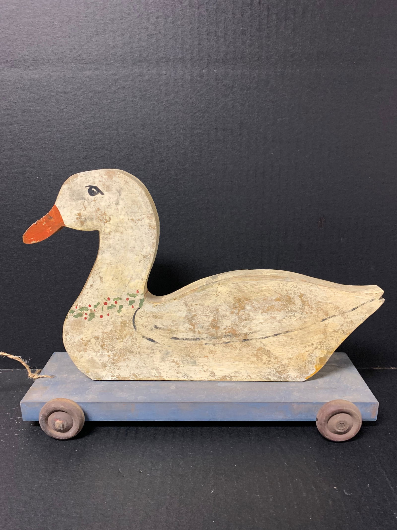 CarvedWood Duck Decoy Sculpture - 2