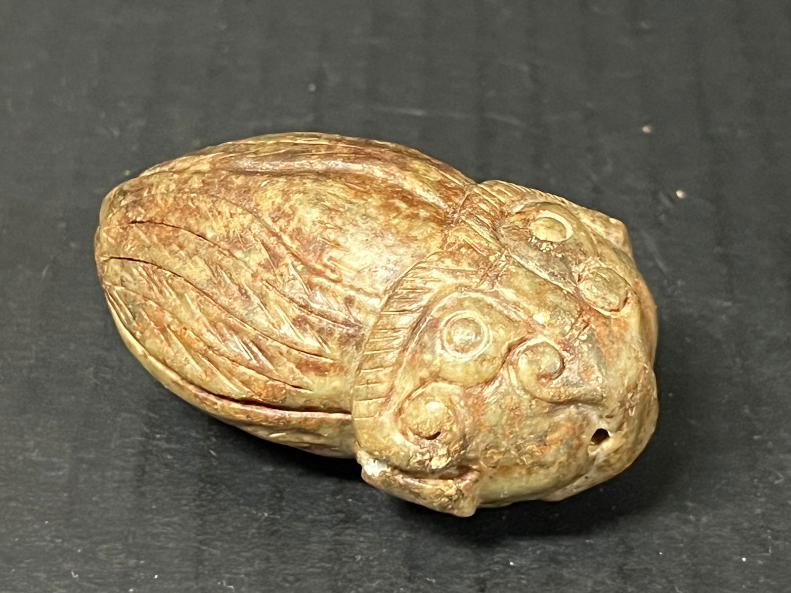 Chinese Art Carved Jade Animal Sculpture: Title: Chinese Art Carved Jade Animal SculptureDate/Period: Late 20th CenturyMaterials: JadeDescription: Chinese Art Carved Jade Animal Sculpture Reserve: $60.00 Shipping:Domestic: Flat-rate of