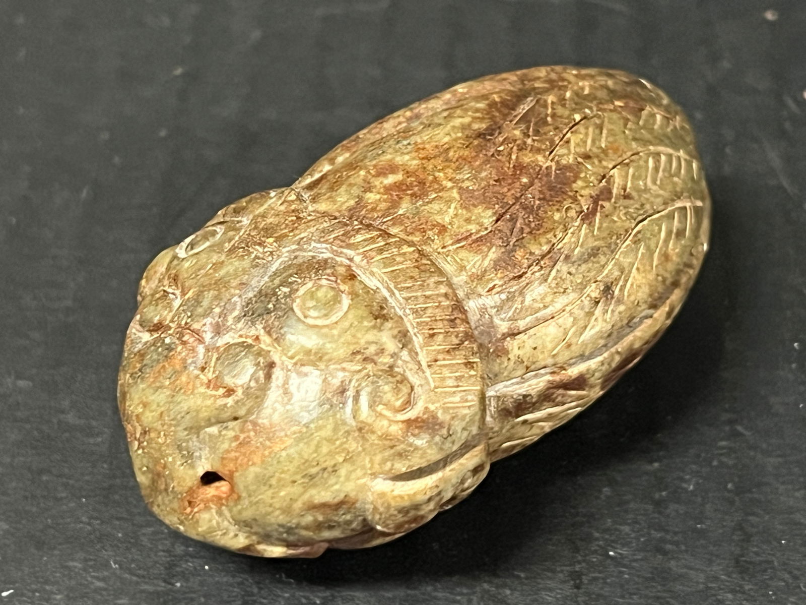 Chinese Art Carved Jade Animal Sculpture - 2