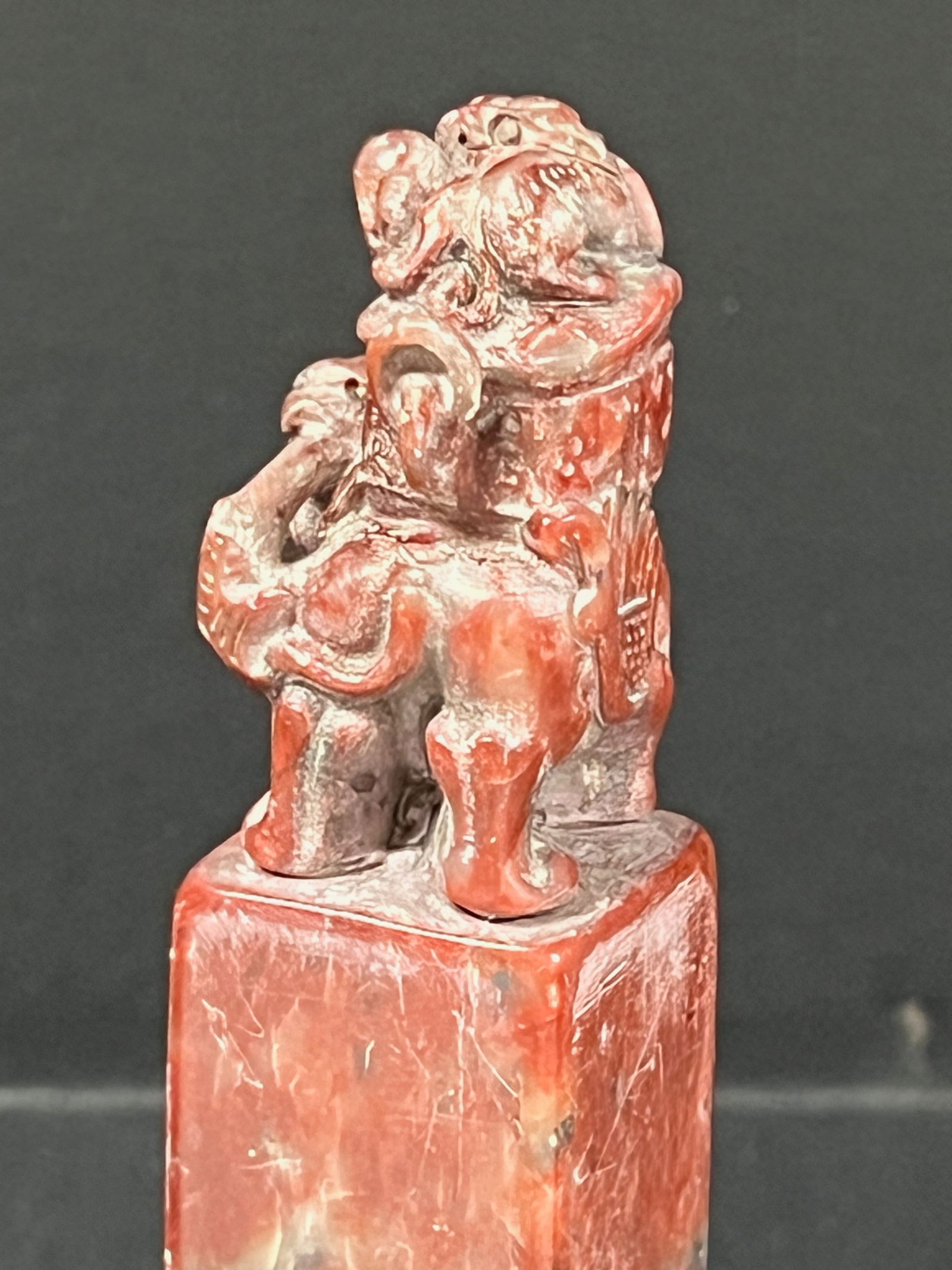 Carved Soapstone Seal - 5
