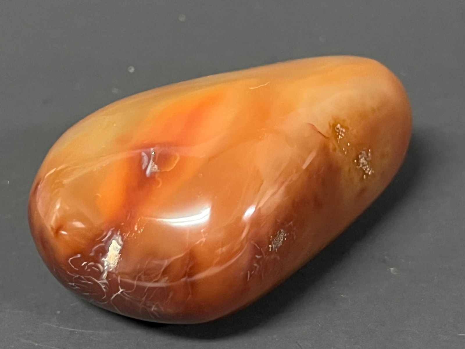 Carved Agate Healing Stone Sculpture - 3