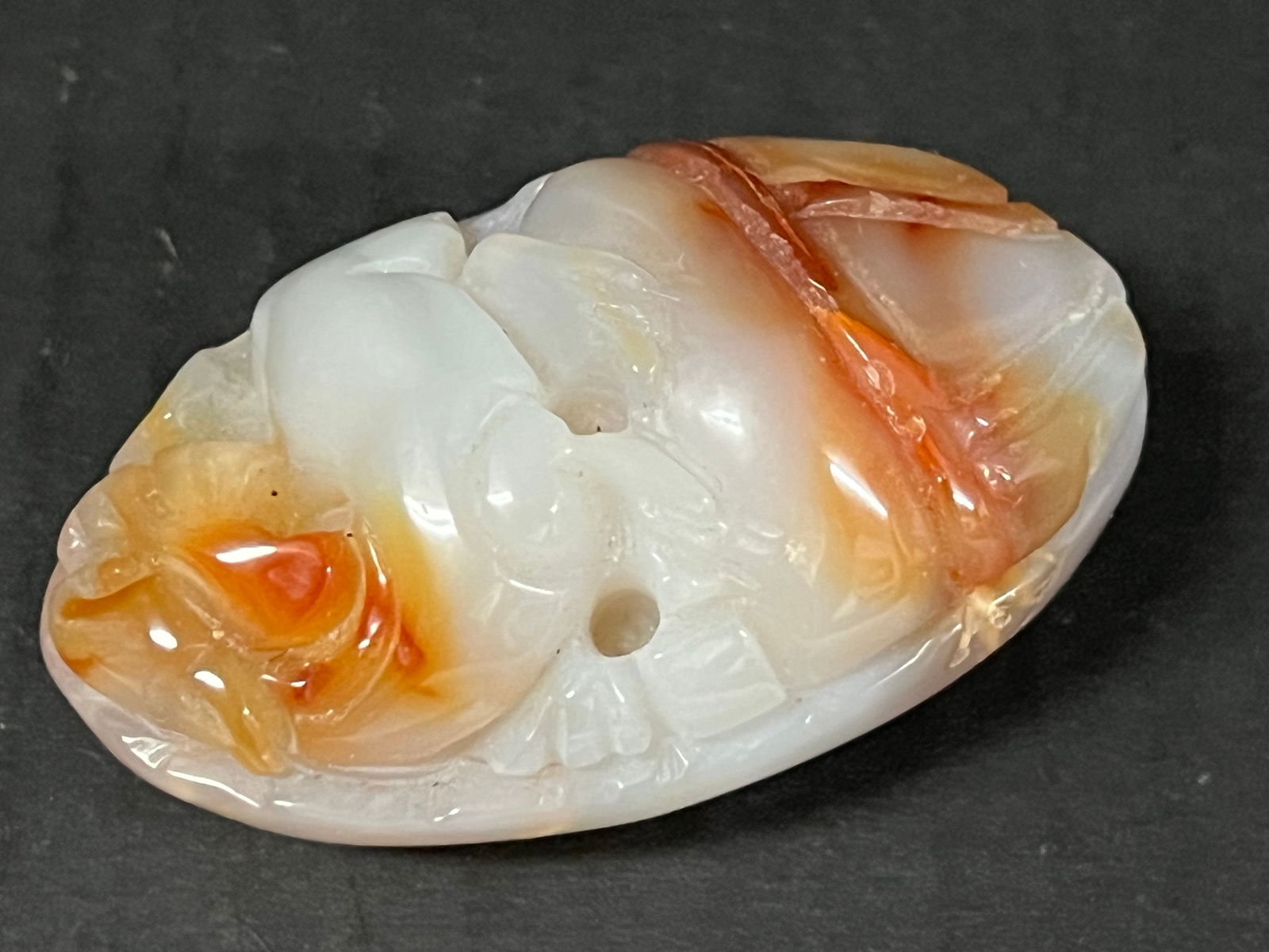 Carved Agate Healing Stone - 4