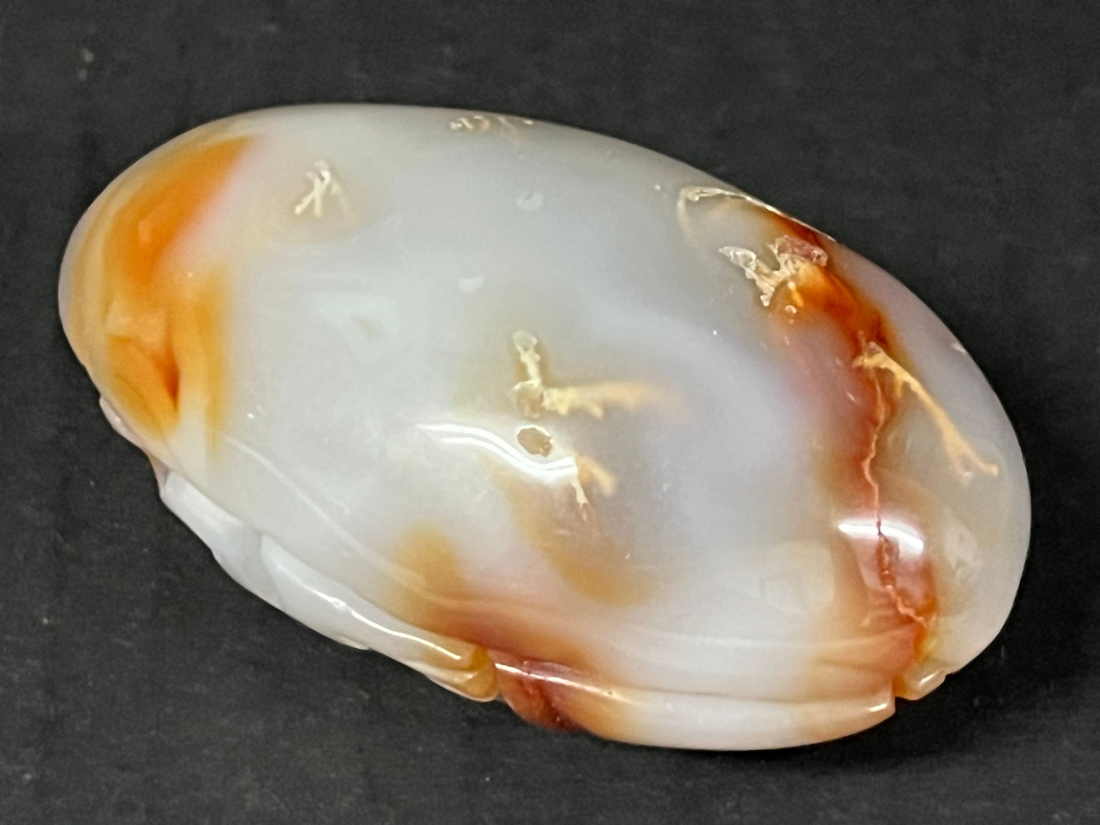 Carved Agate Healing Stone - 5