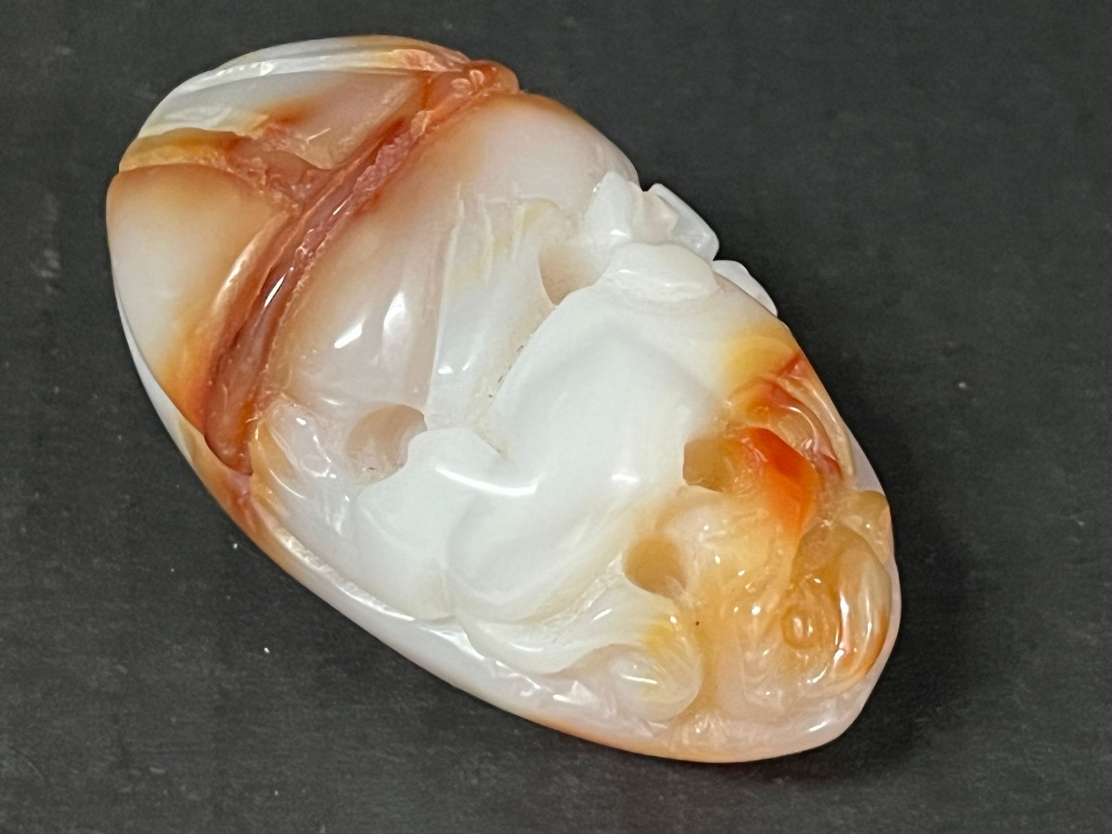 Carved Agate Healing Stone - 6