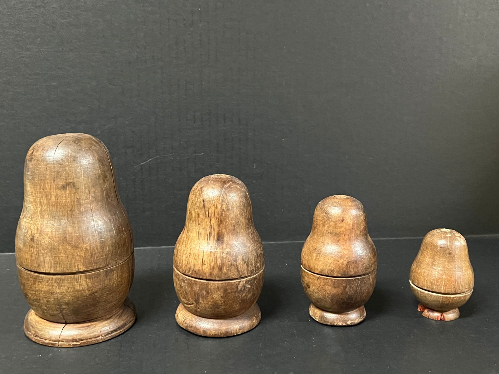 Carved Wood Nesting Doll Set of 4 - 2