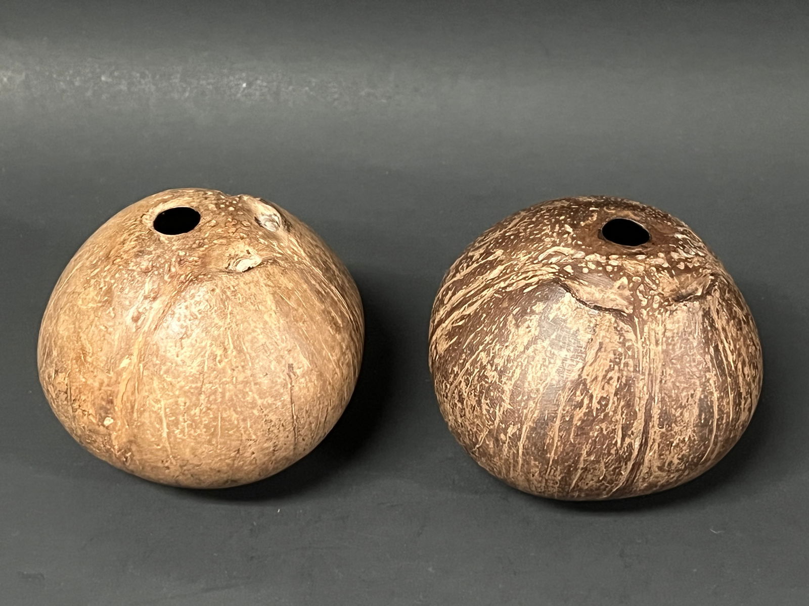 Vintage Natural Whole Coconut Shell 2 Pcs. - 2