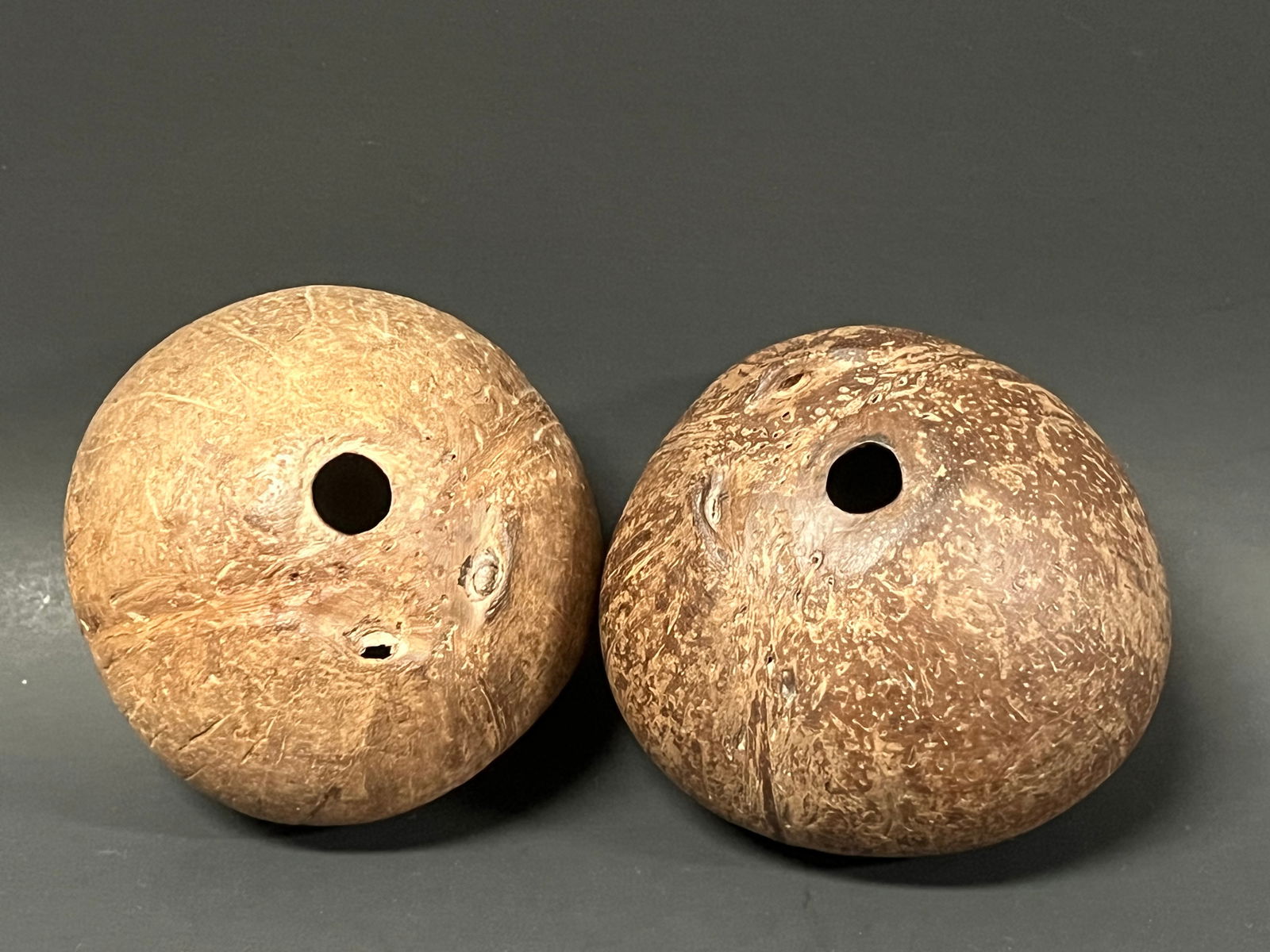 Vintage Natural Whole Coconut Shell 2 Pcs. - 6