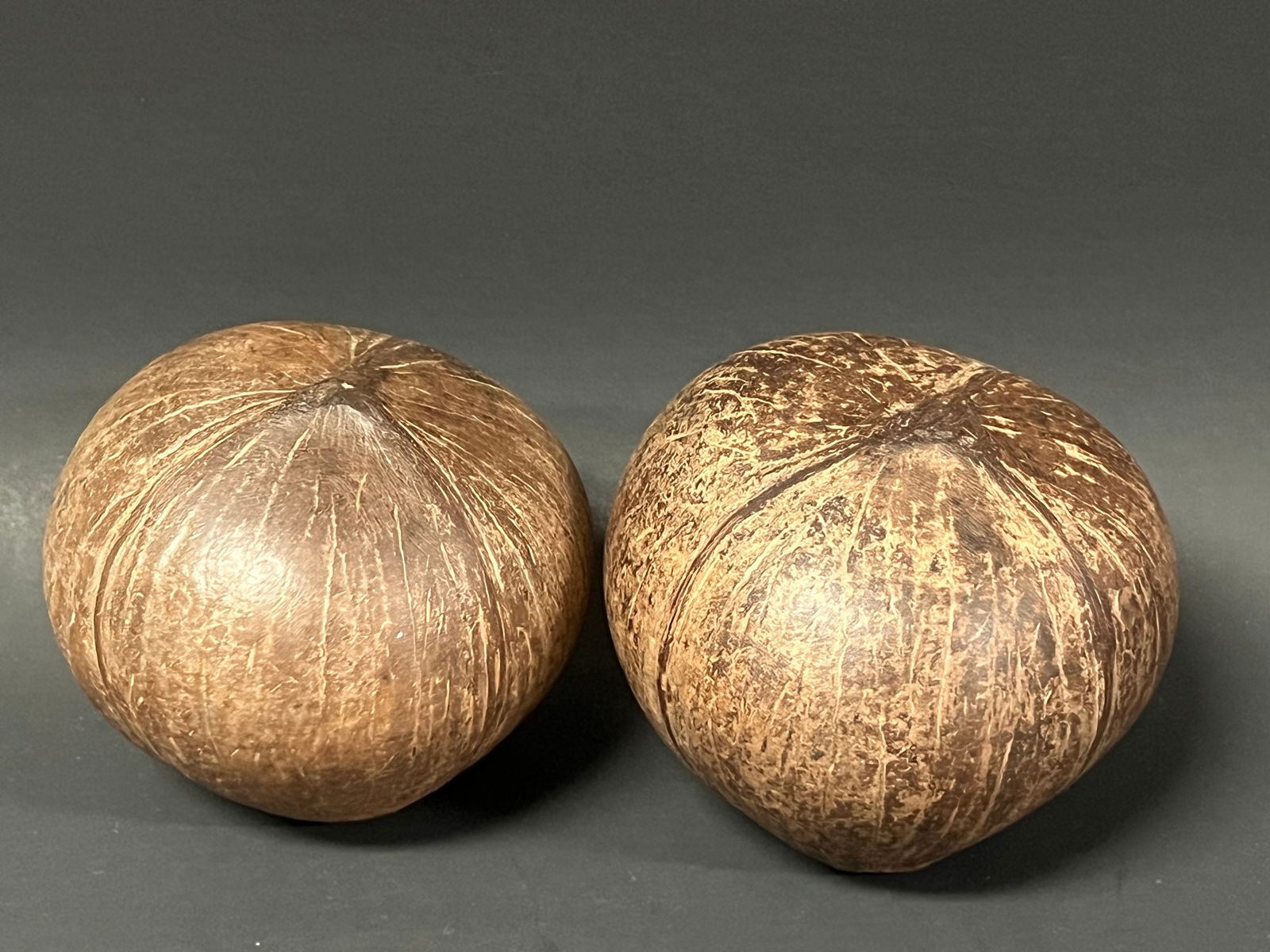 Vintage Natural Whole Coconut Shell 2 Pcs. - 7