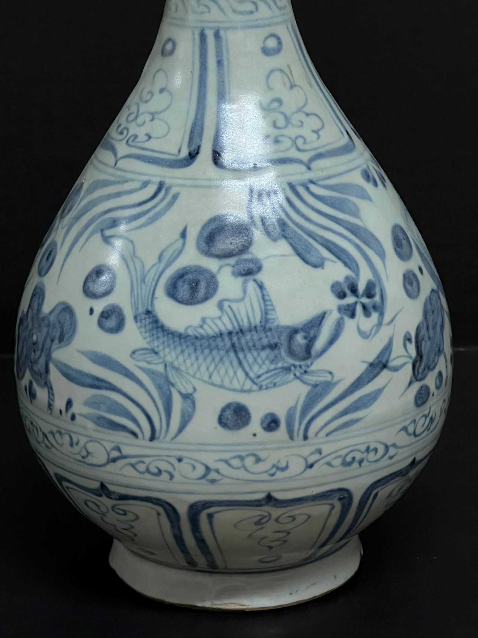 Chinese Blue and White Porcelain Vase - 2