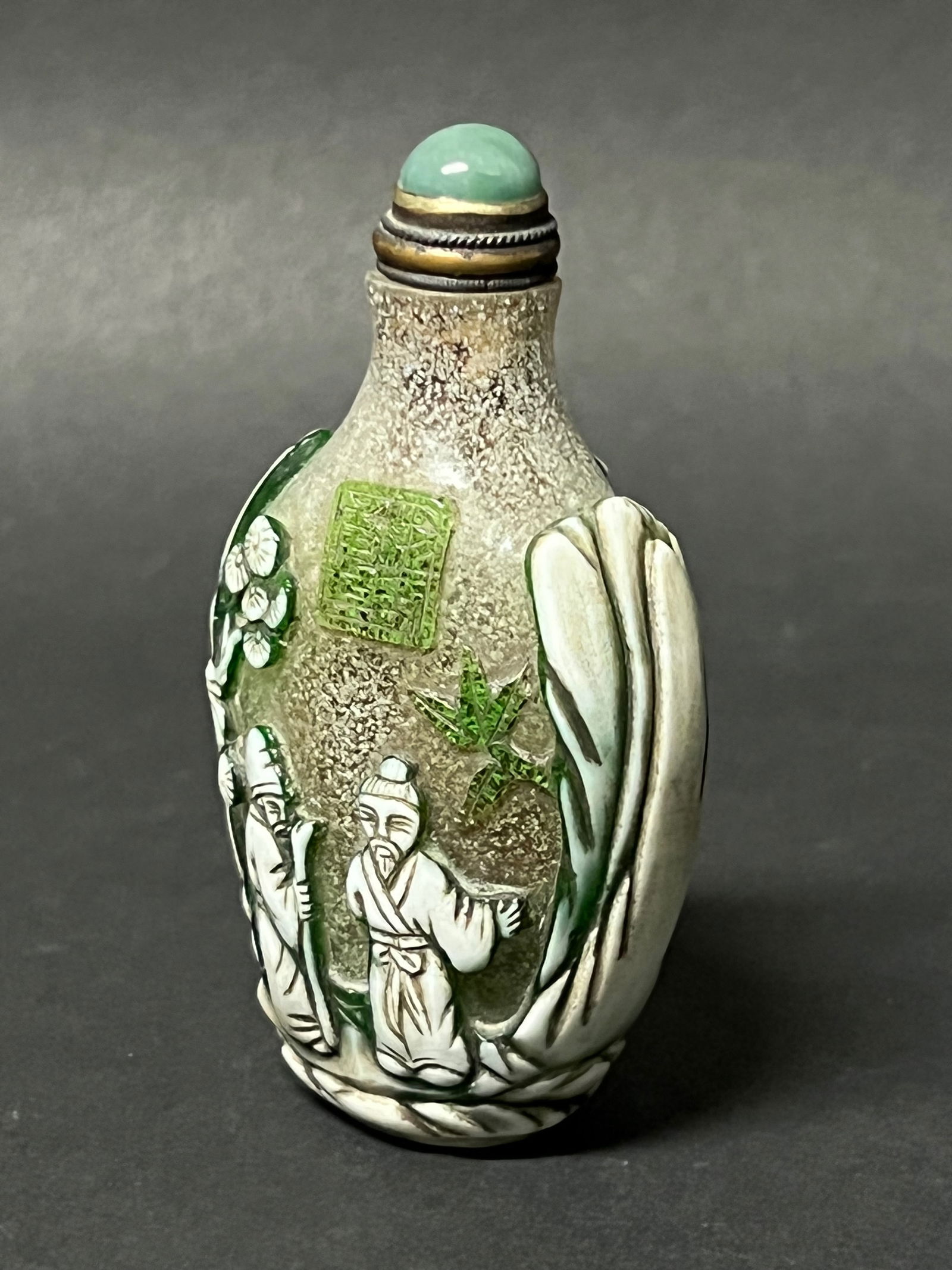 Chinese Peking Glass Snuff Bottle - 2