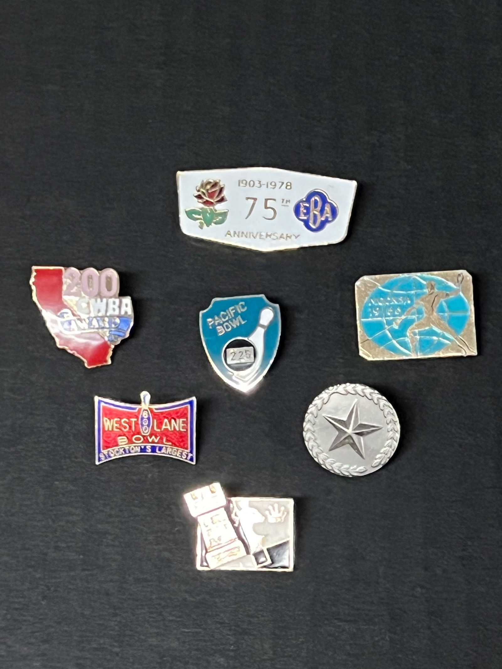 Vintage Assorted Sports Pin 7 Pcs. - 4