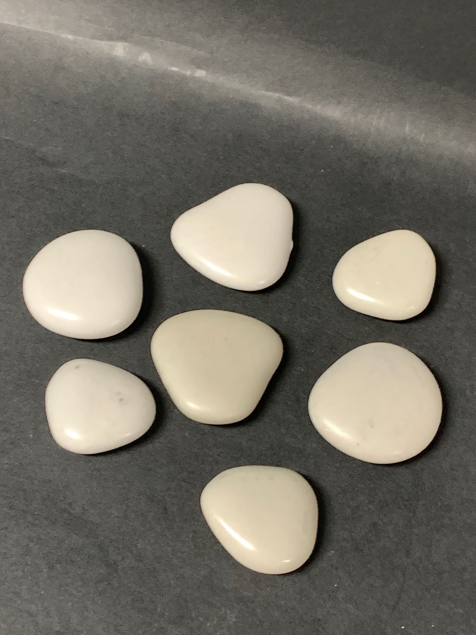 Natural White Healing Stone 7 Pcs. - 2