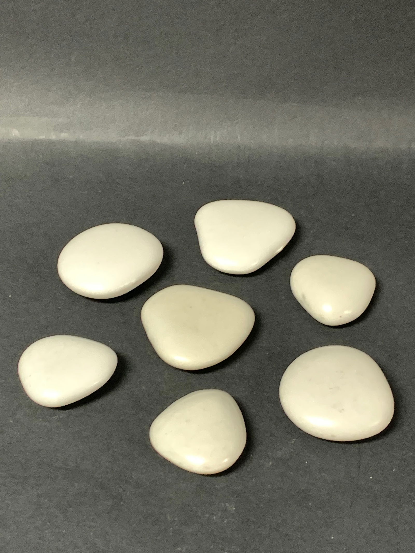 Natural White Healing Stone 7 Pcs. - 5