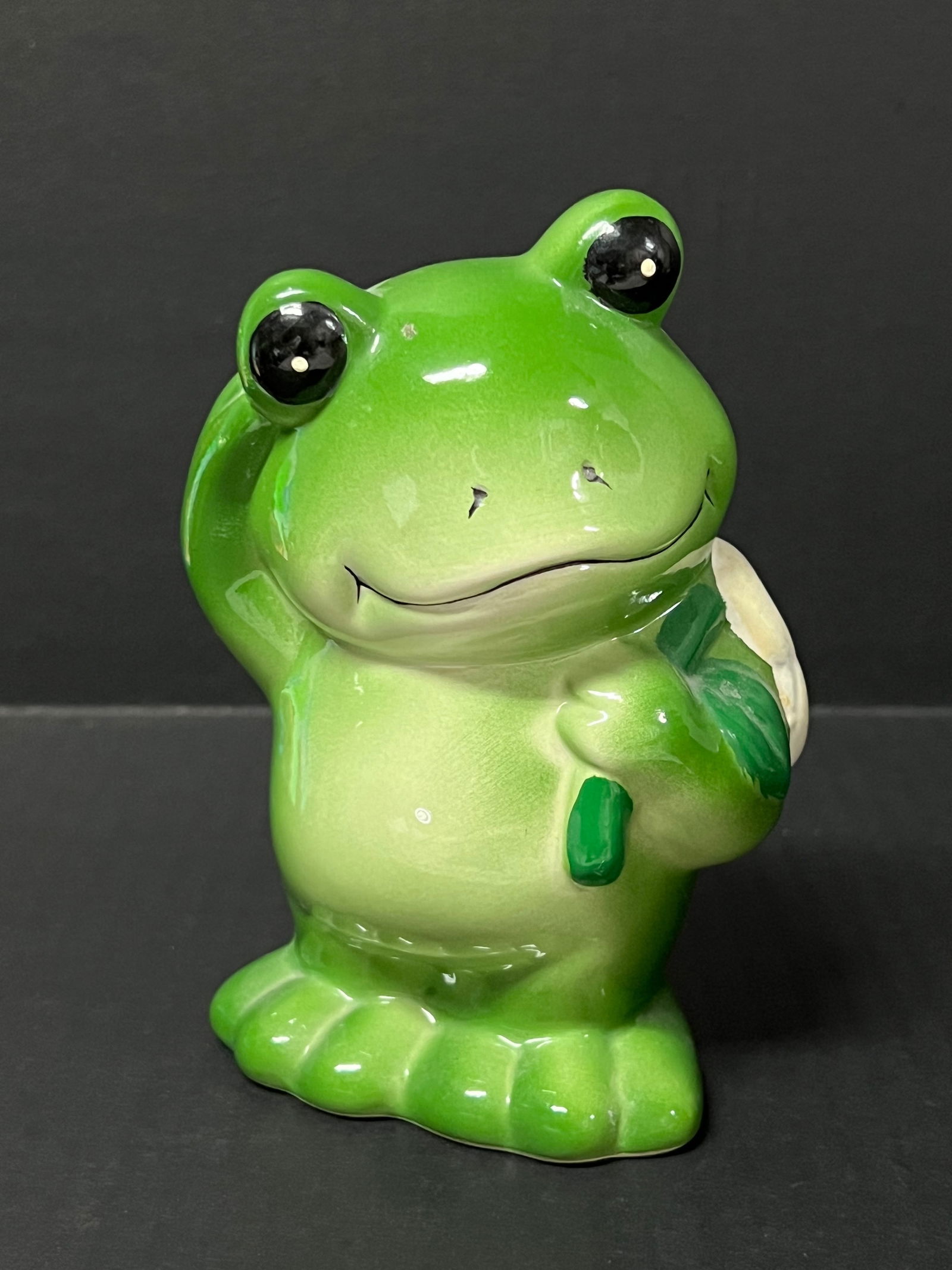 Ceramic Frog Coin Bank (1 of 6)