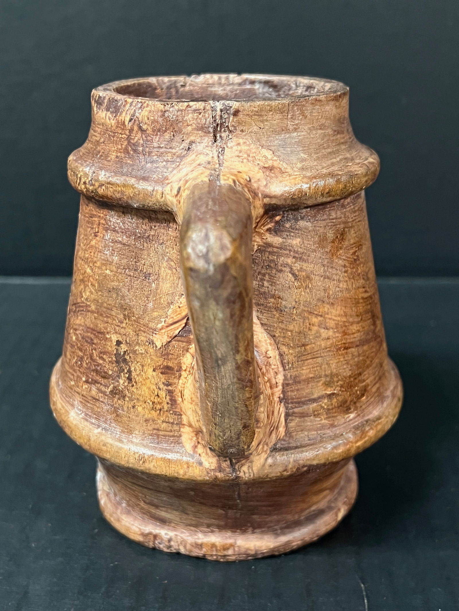 Carved Wood Tea Pot Sculpture - 6