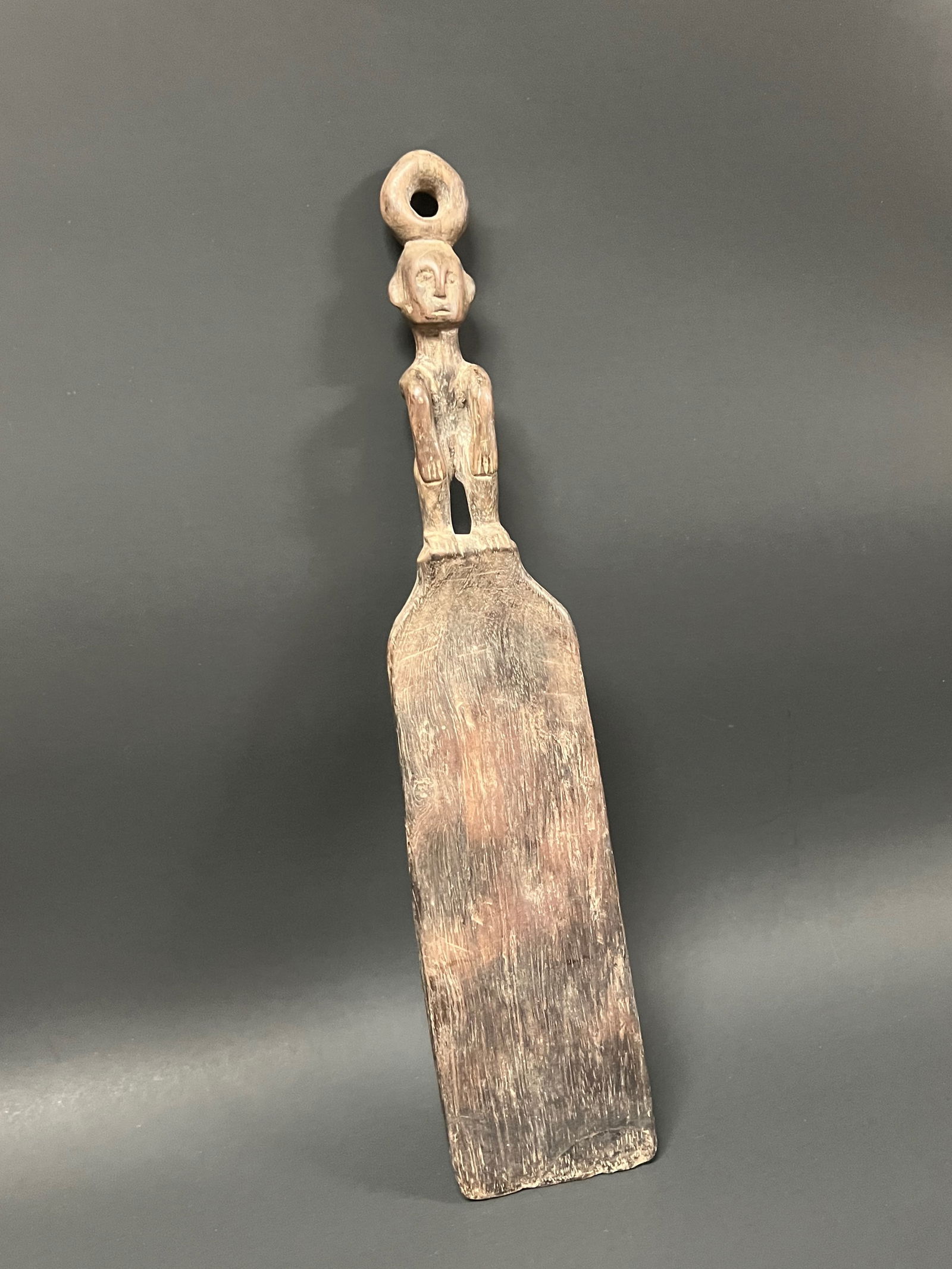 Philippine Ifugao Tribal Art Wooden Spatula - 3