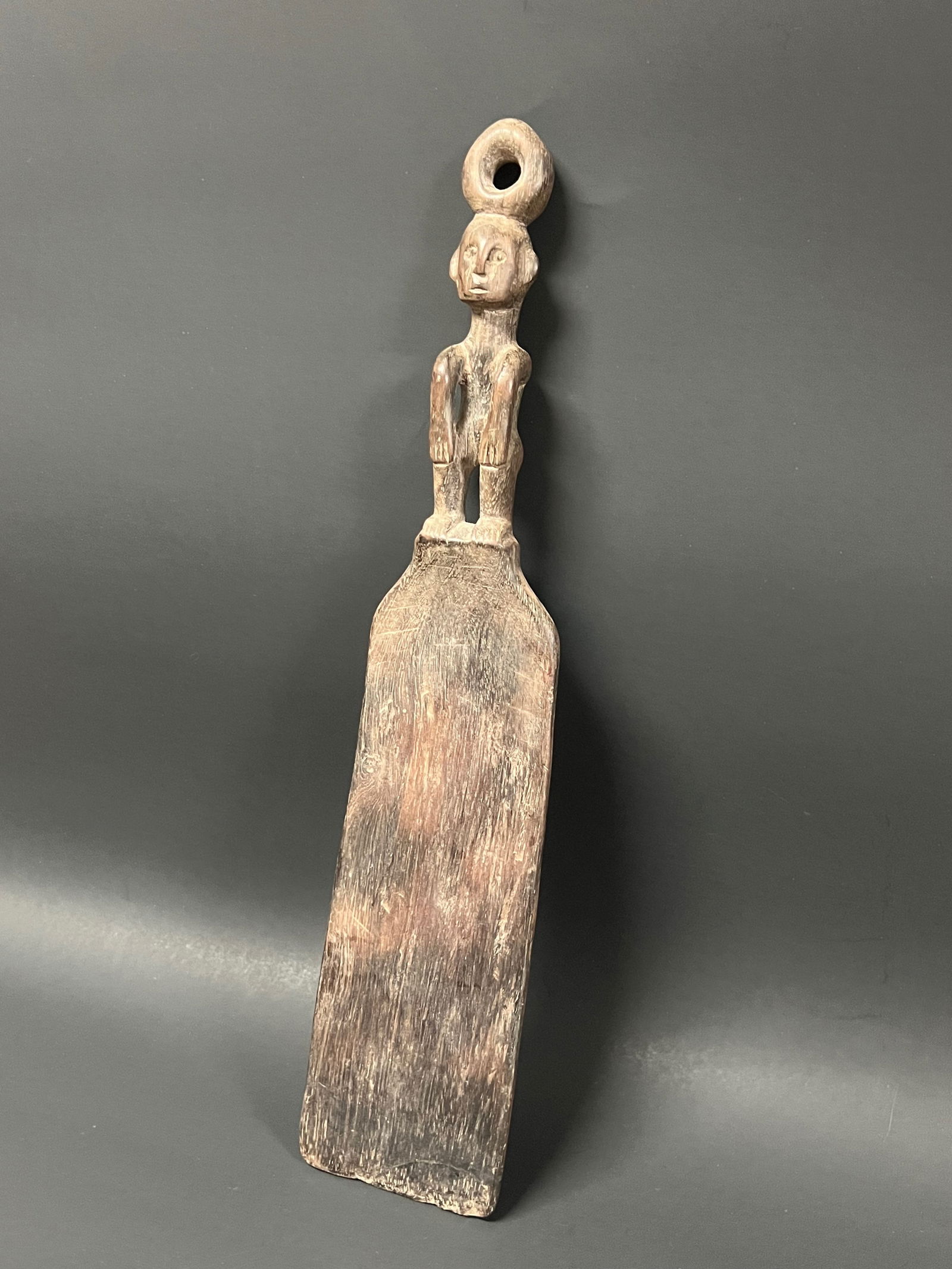 Philippine Ifugao Tribal Art Wooden Spatula - 4