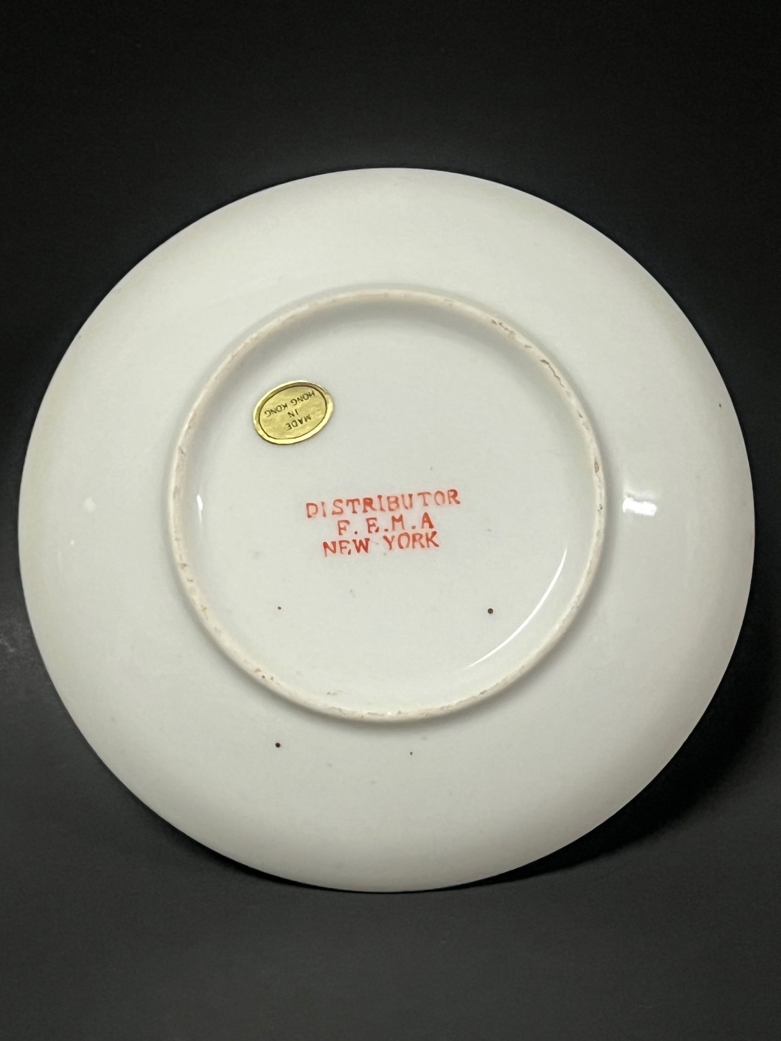 Chinese Art Famille Rose Porcelain Saucer - 5