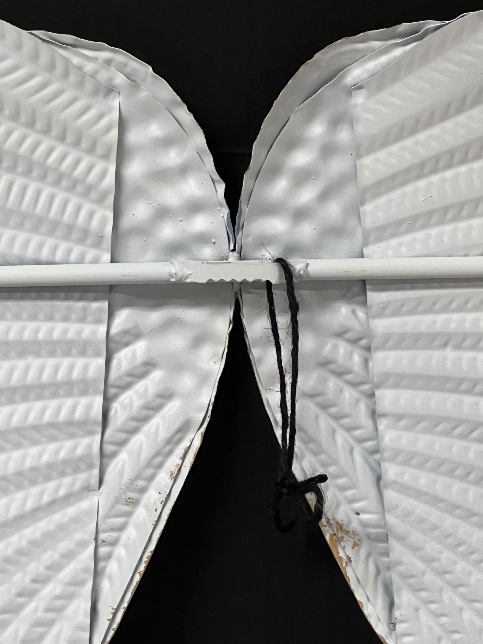 Painted Tin Metal Pair of Wings - 7