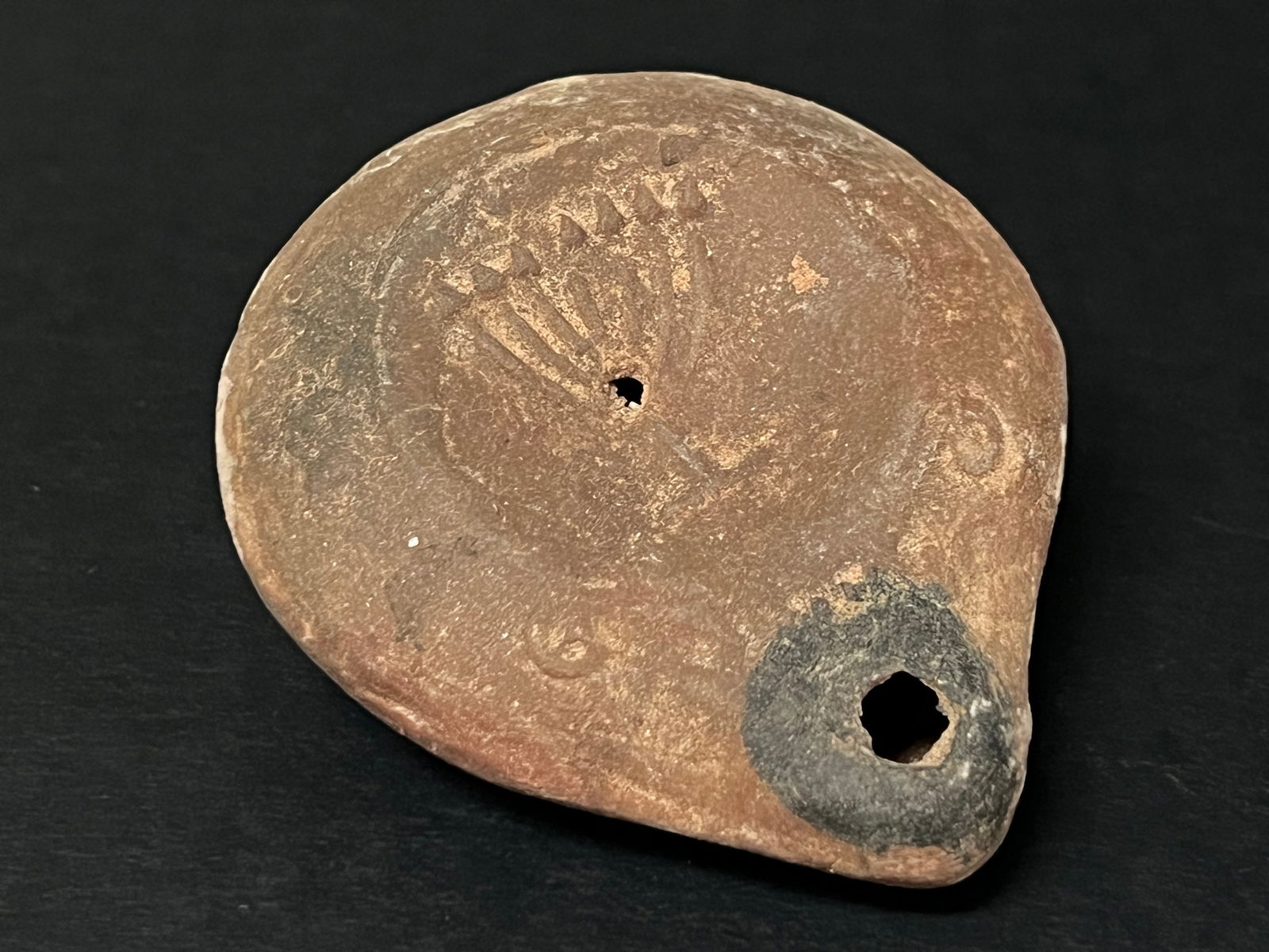 Terra Cotta Oil Lamp (1 of 6)