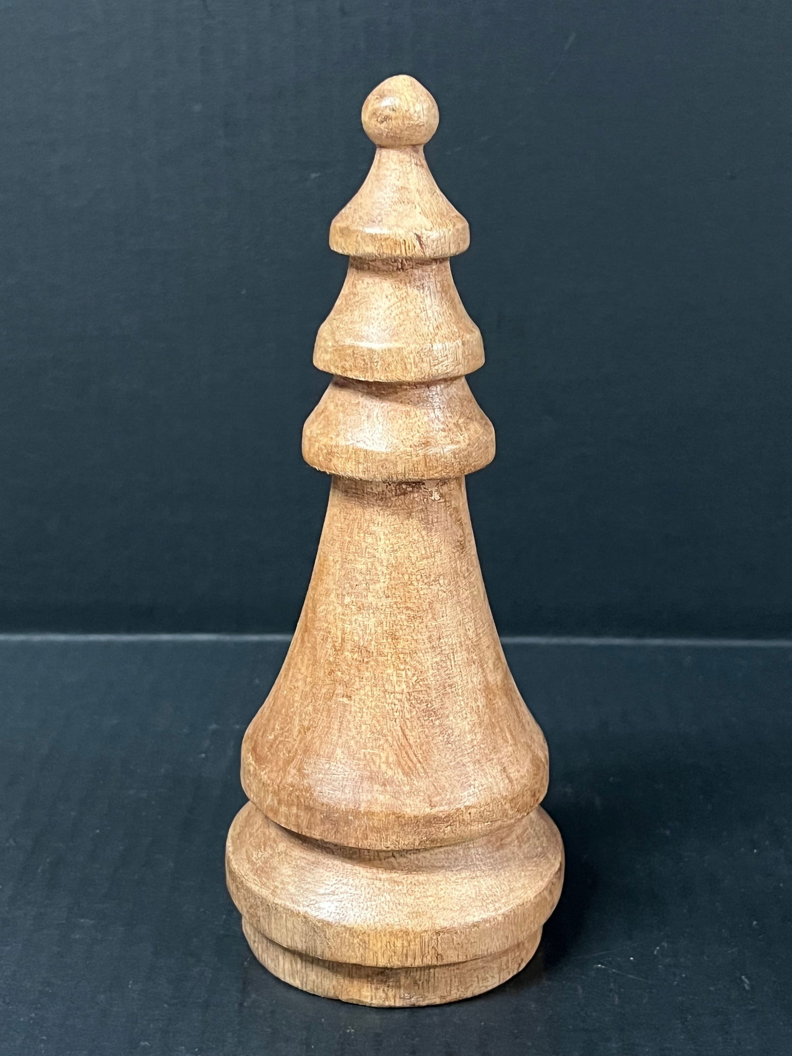 Carved Wood Christmas Tree Sculpture - 4