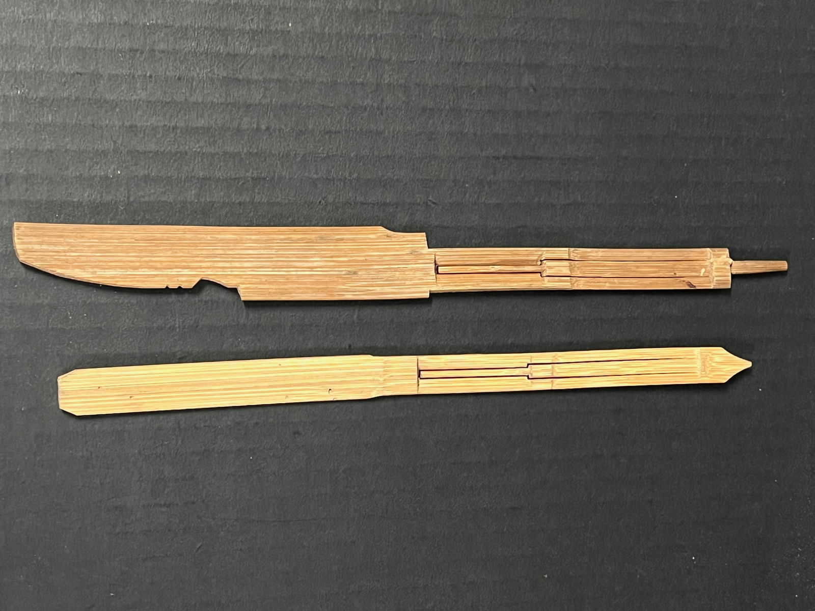 Philippine Tribal Art Carved Bamboo Mouth Harp Set of 2 - 5