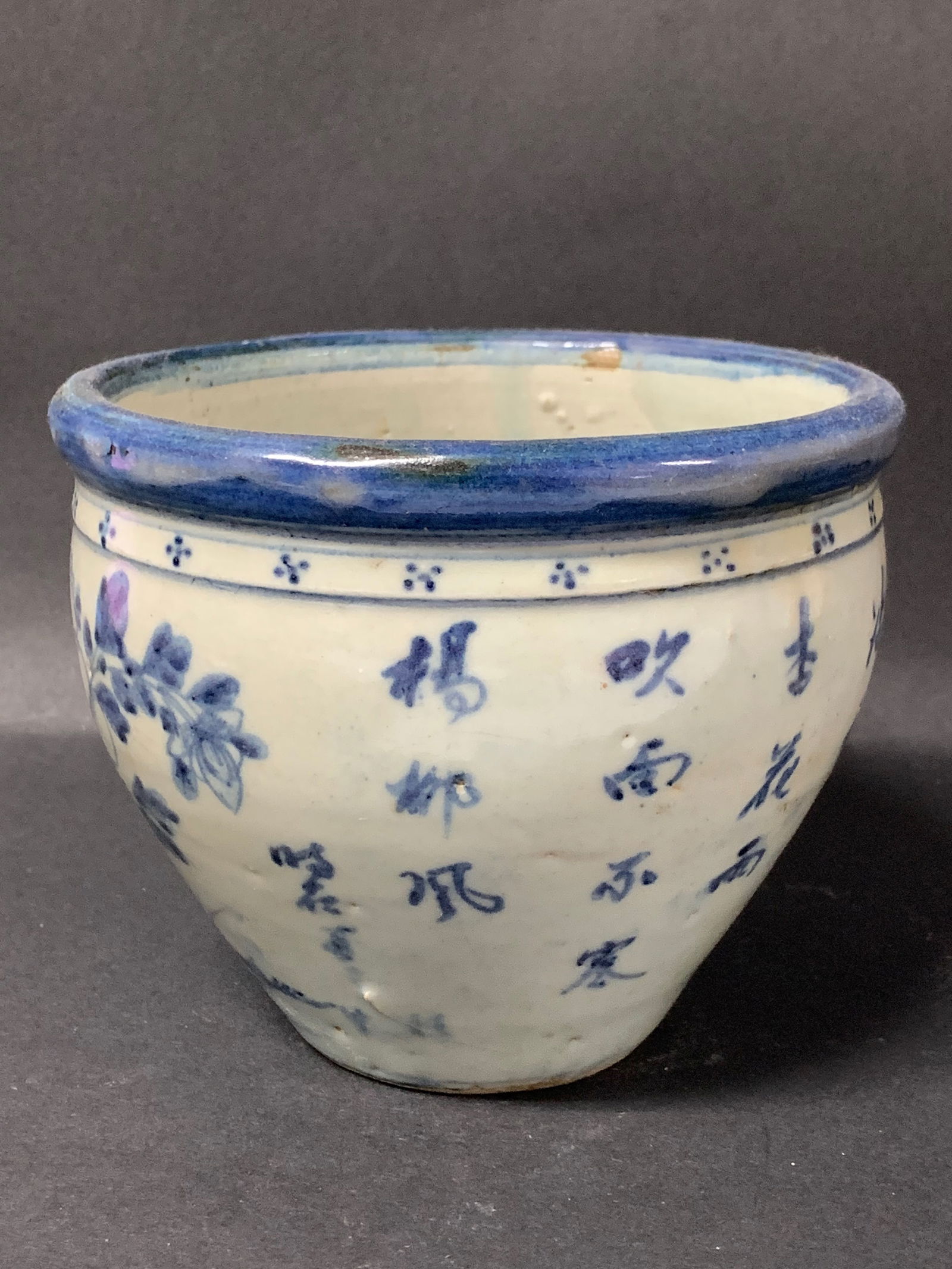 Chinese Art Porcelain Blue and White Incense Burner - 3