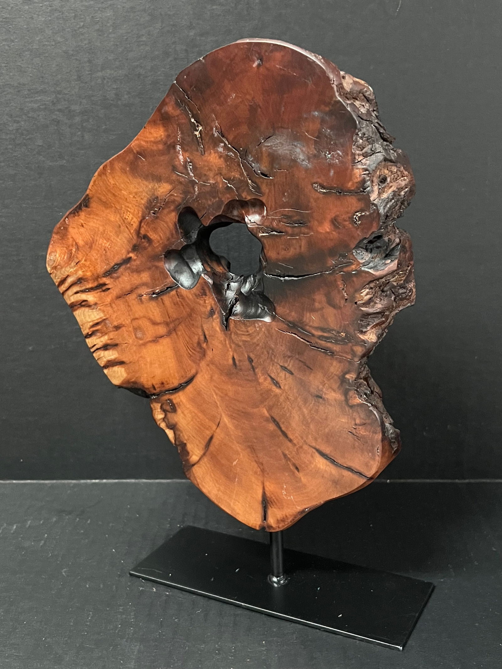 Carved Art Wood Display Stand - 3