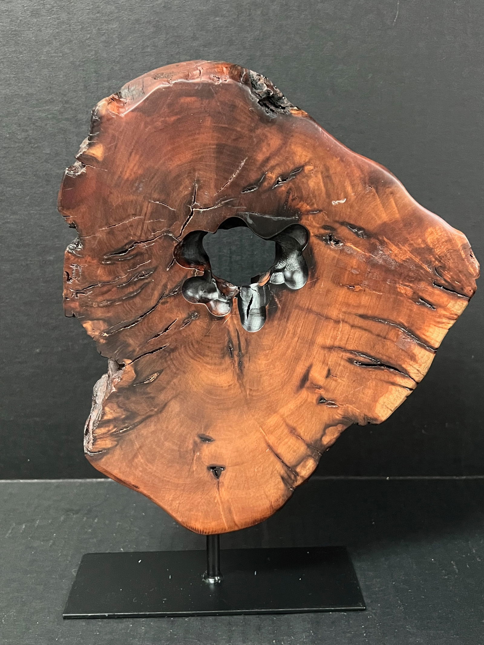 Carved Art Wood Display Stand - 9