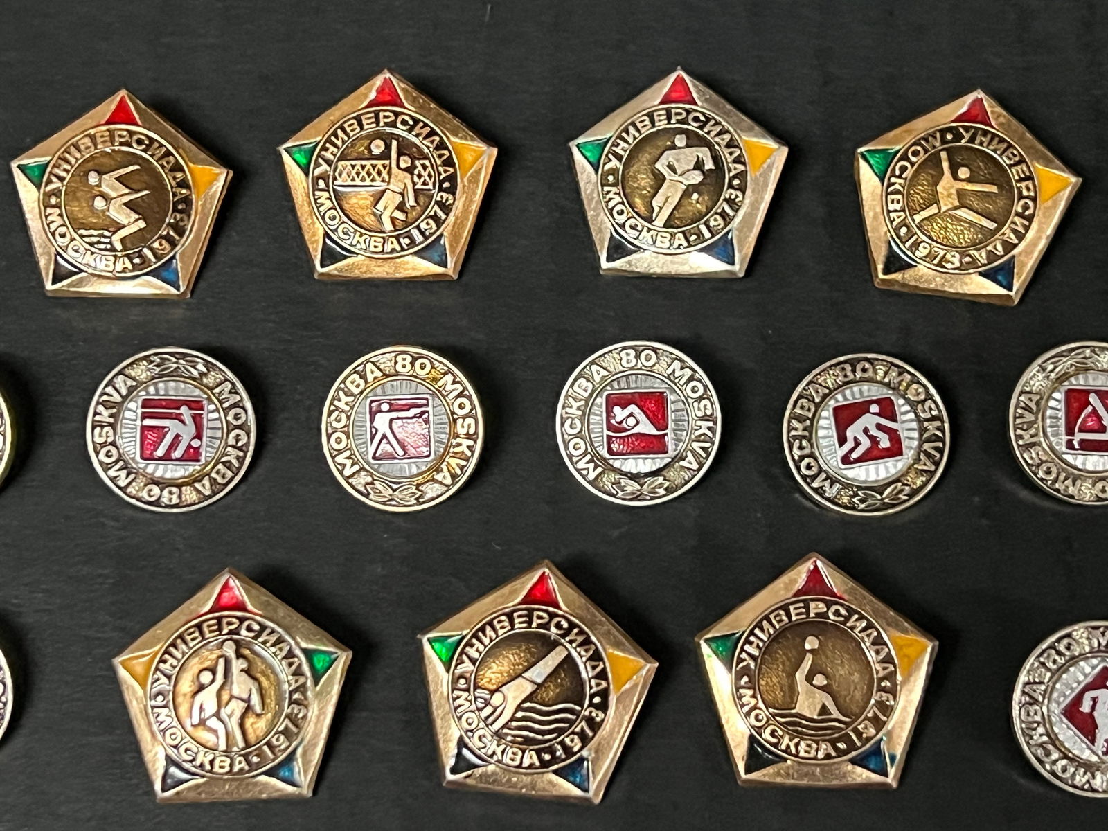 Vintage Assorted Sports Pin 15 Pcs. - 4