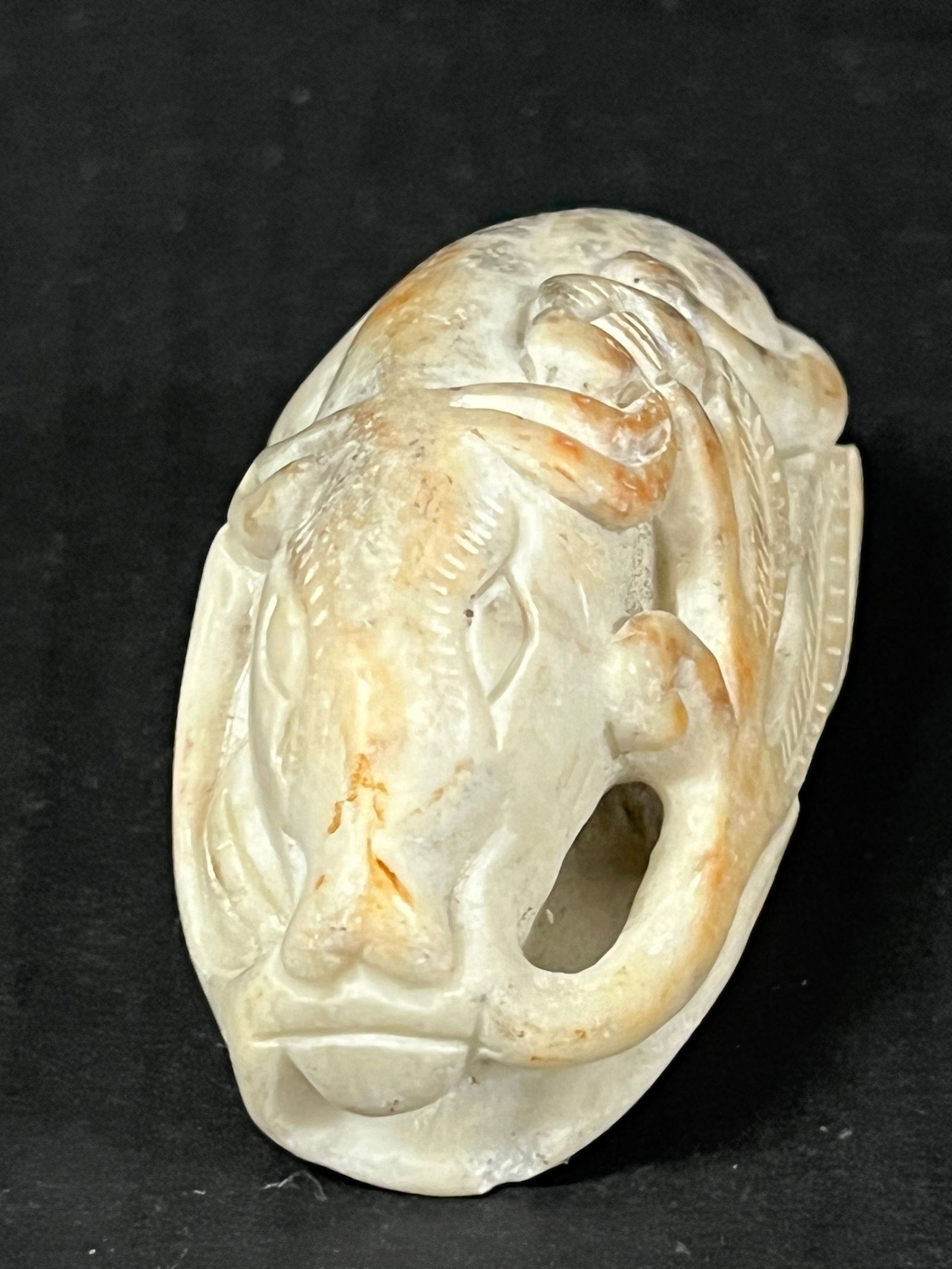 Chinese Art Carved Jade Animal Sculpture - 7