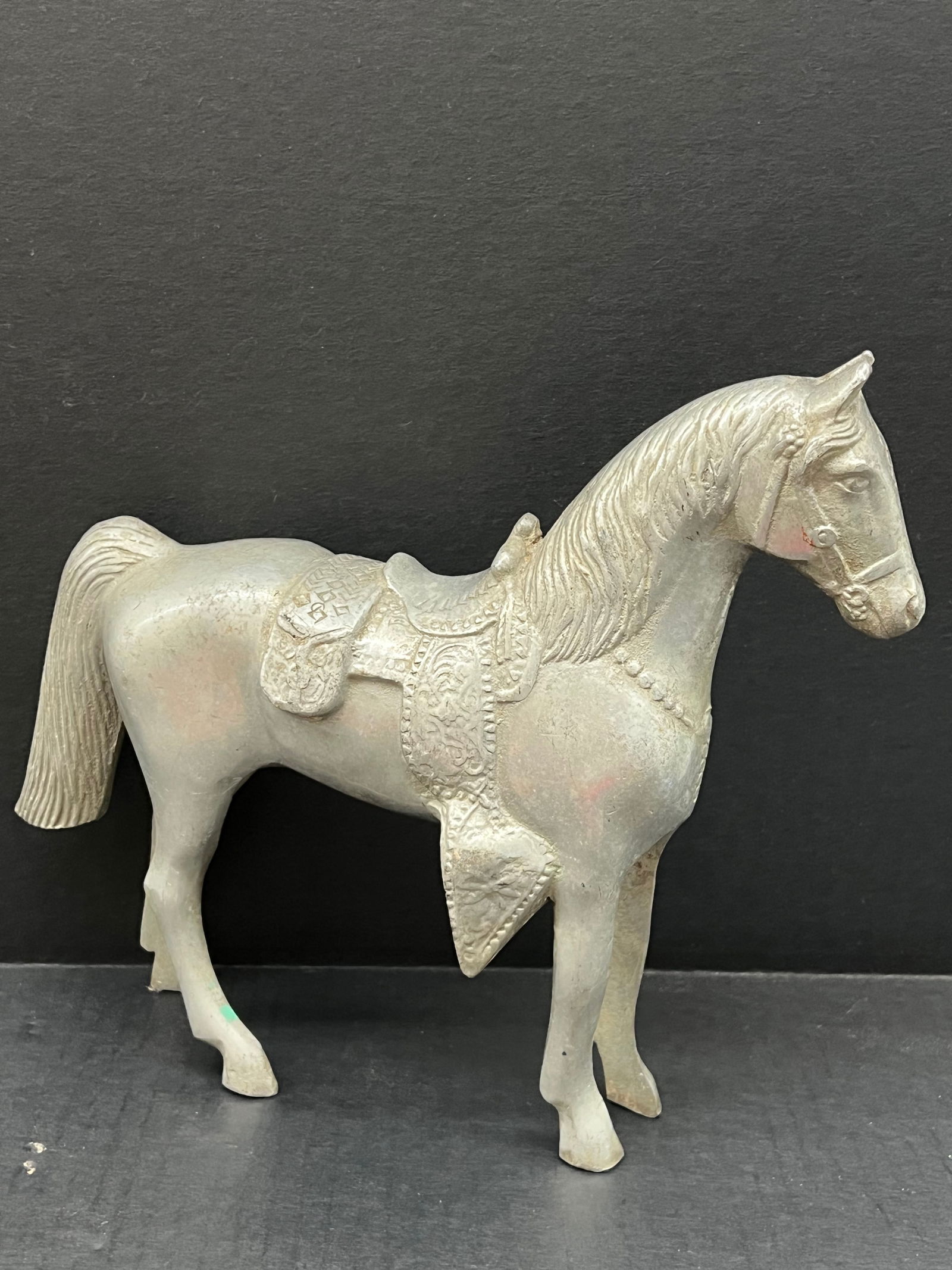 Vintage Metal Horse Sculpture - 2