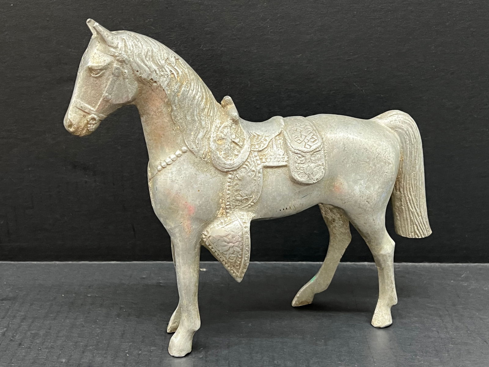 Vintage Metal Horse Sculpture - 5