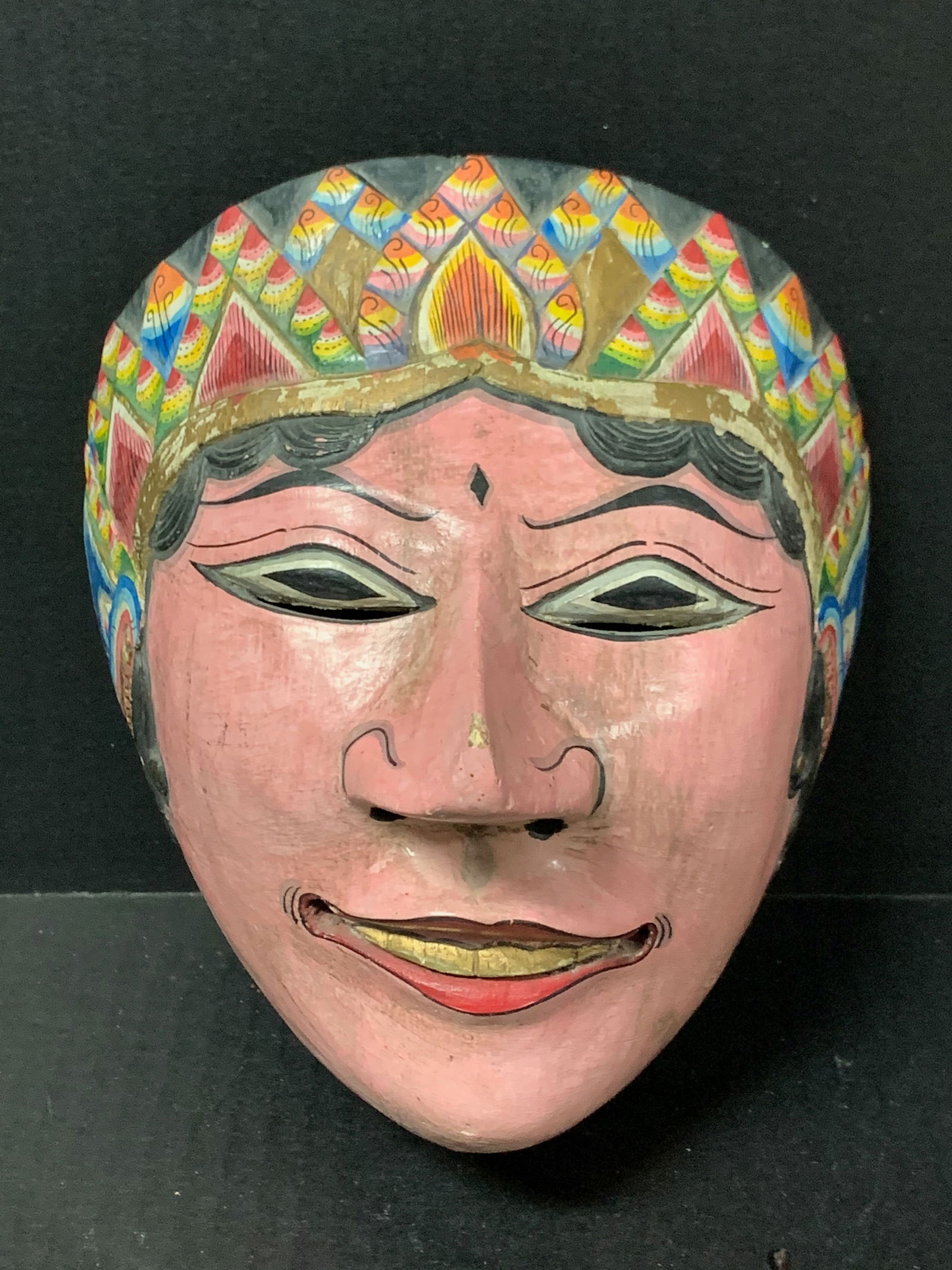 Indonesian Wooden Topeng Mask (1 of 7)