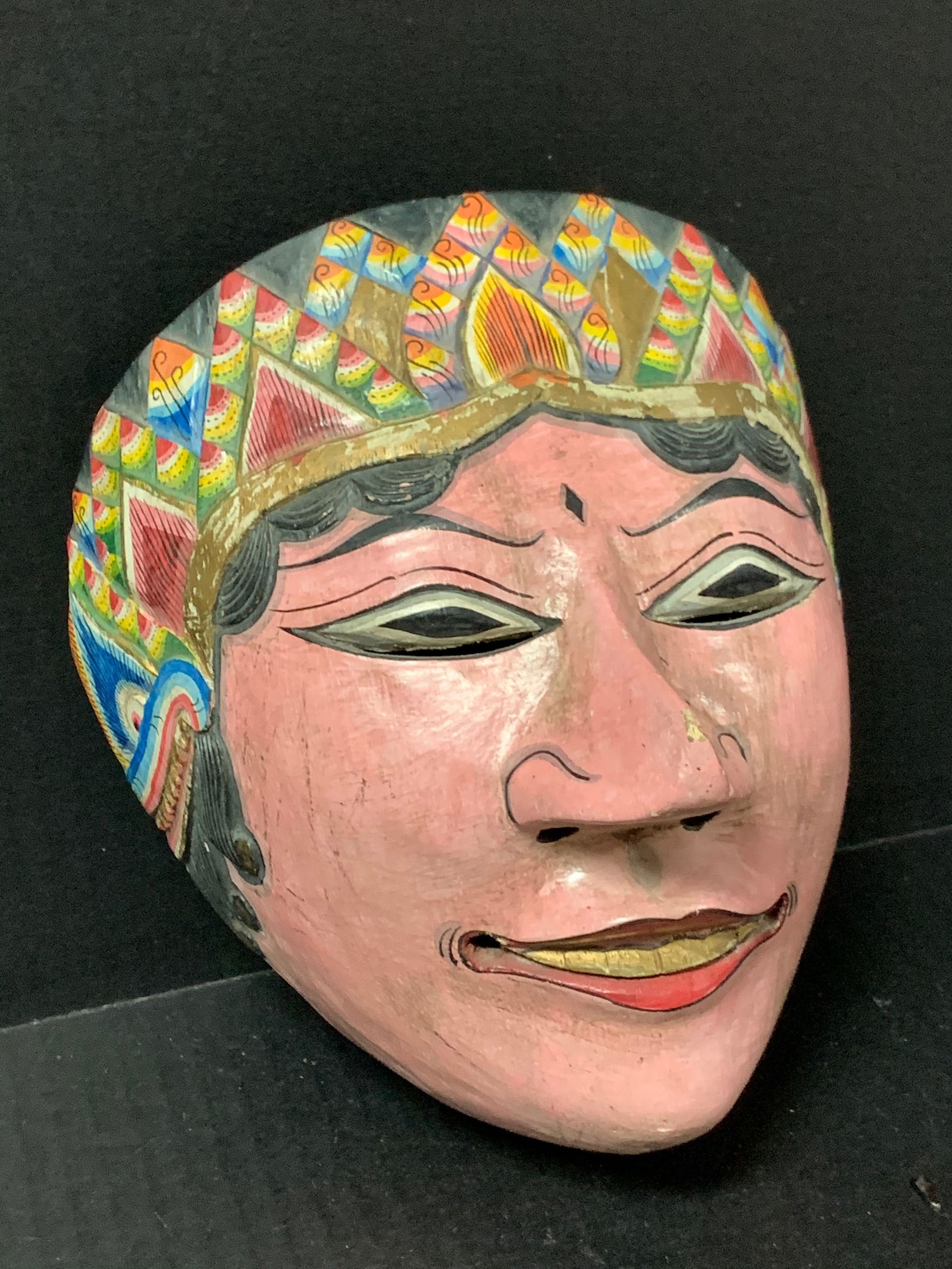 Indonesian Wooden Topeng Mask - 3