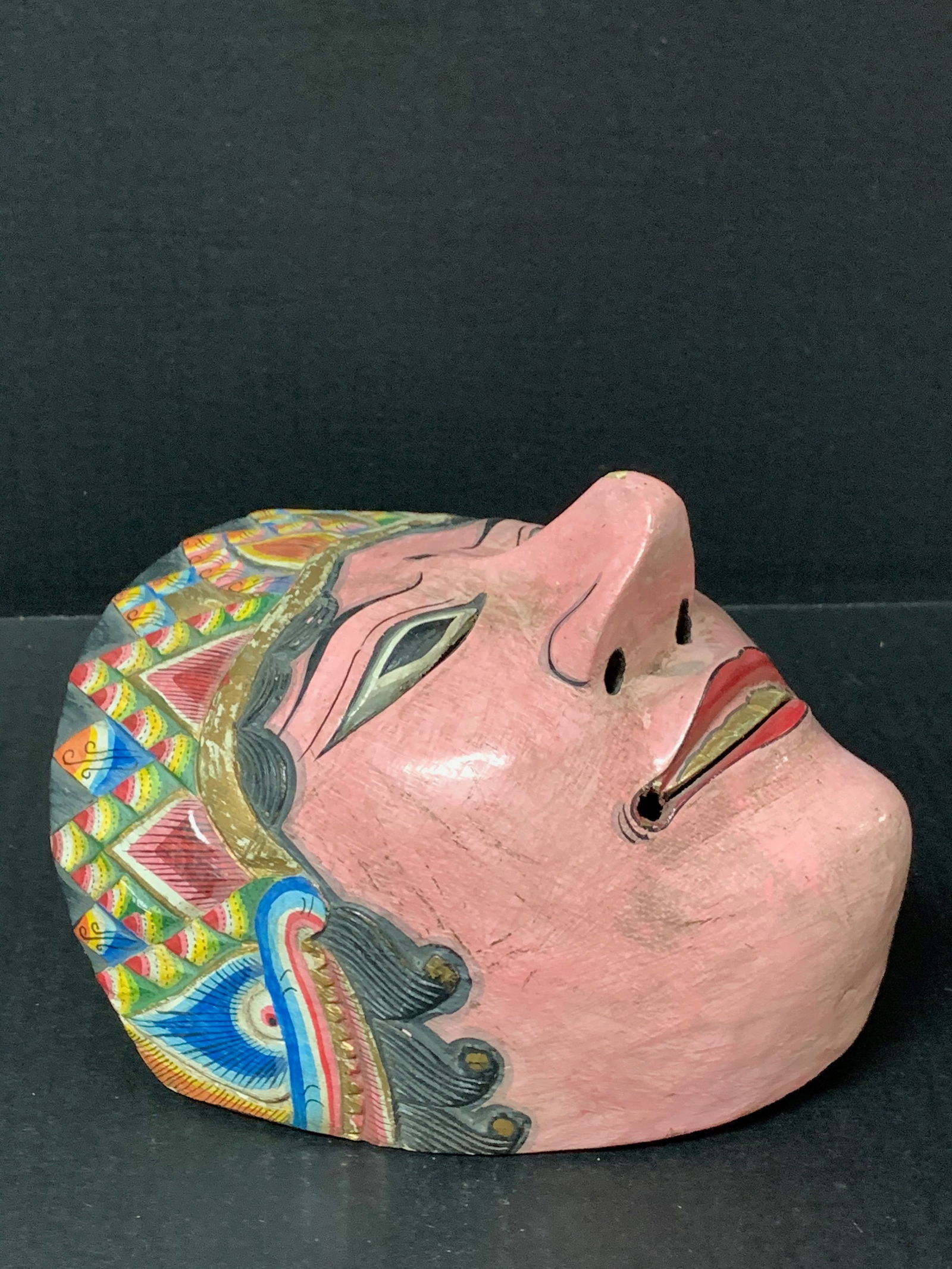 Indonesian Wooden Topeng Mask - 4