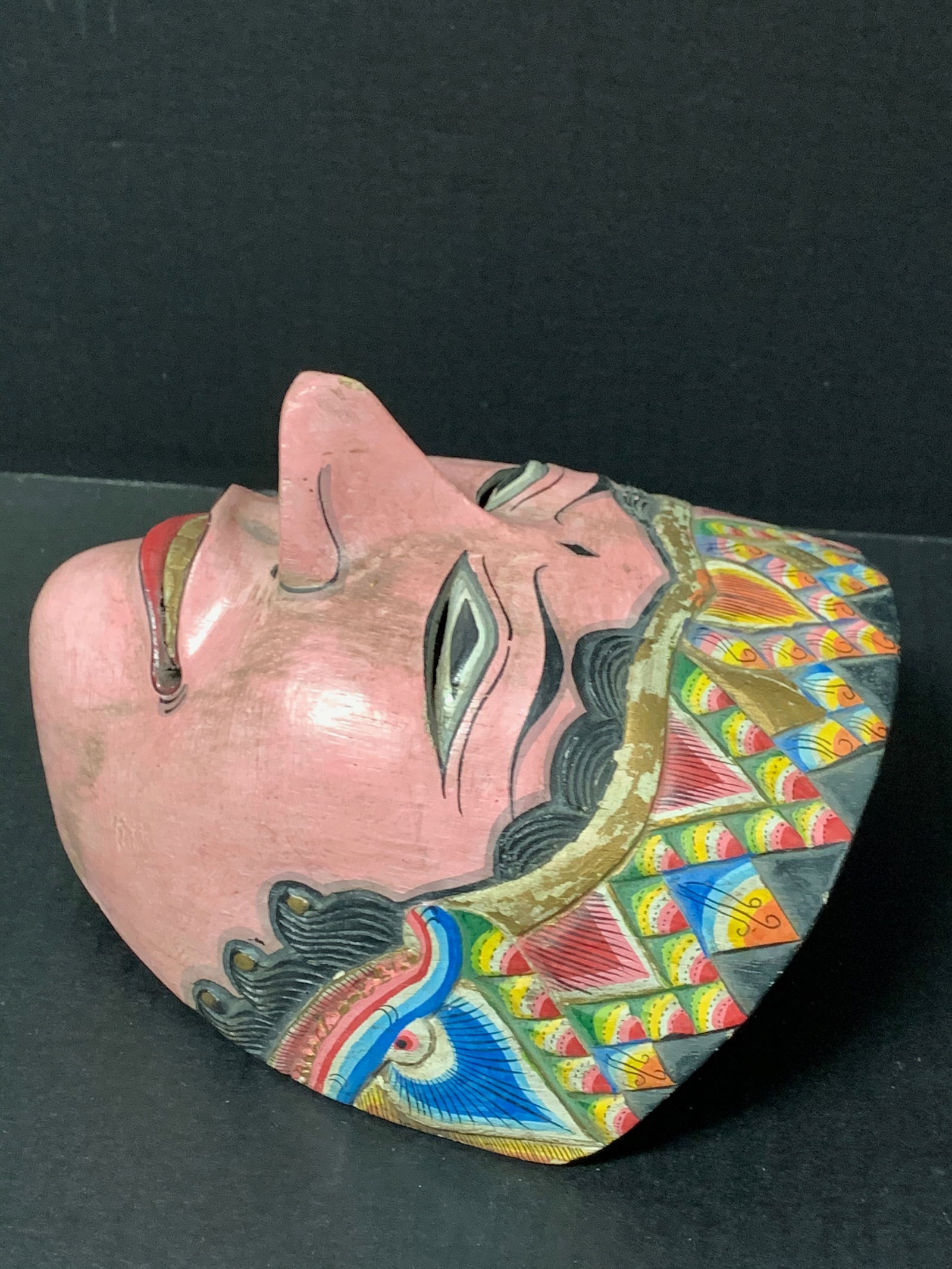 Indonesian Wooden Topeng Mask - 6