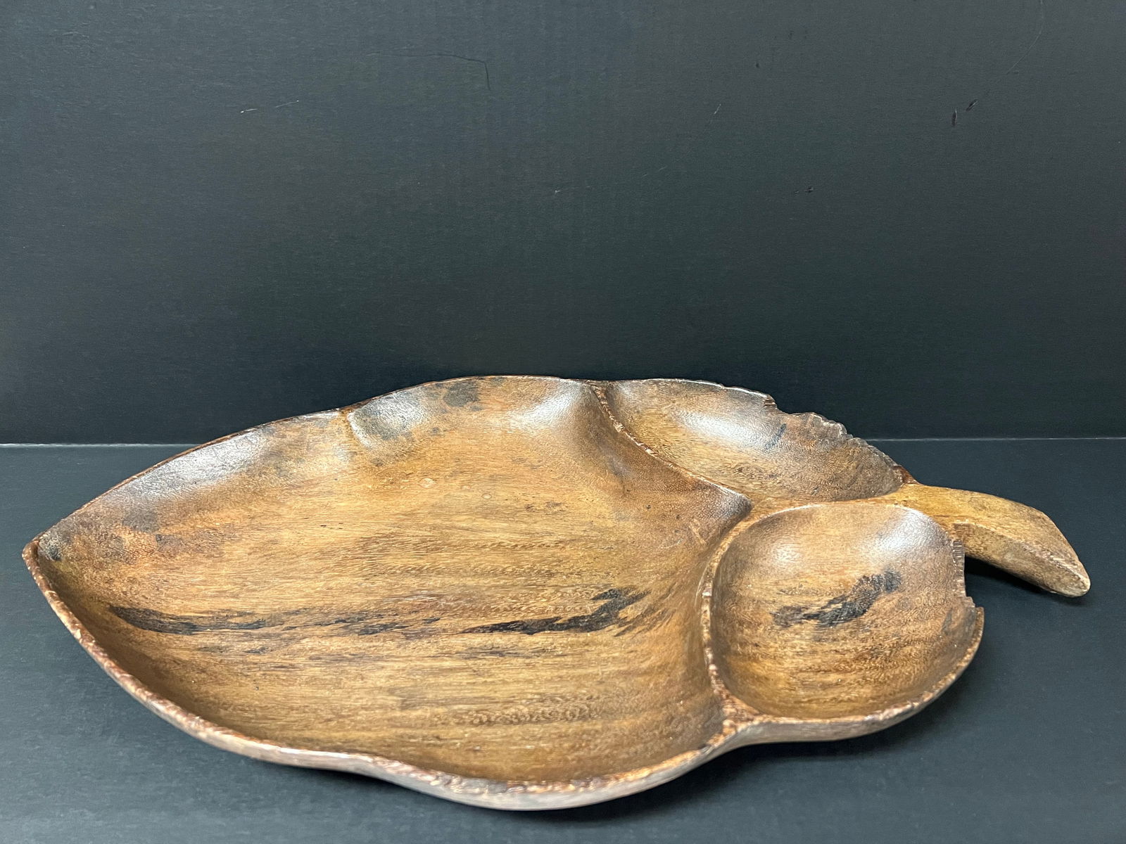 Carved Wood Tray Sculpture (1 of 8)