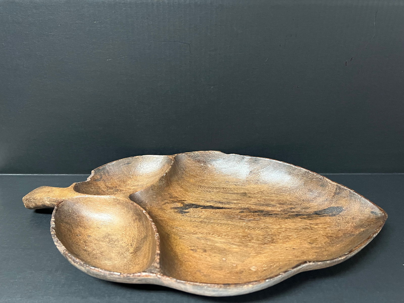 Carved Wood Tray Sculpture - 7
