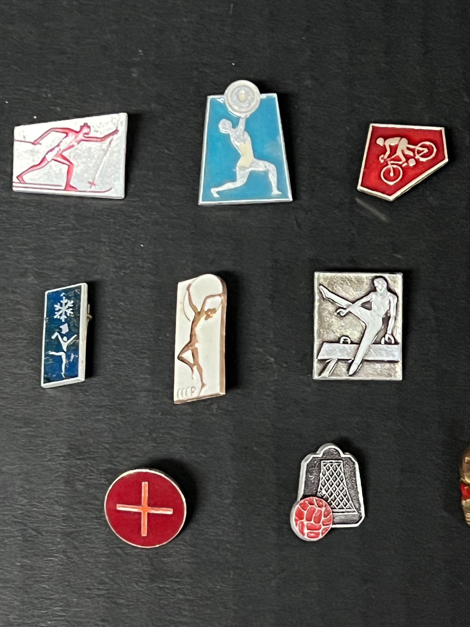 Vintage Assorted Sports Pin 12 Pcs. - 5