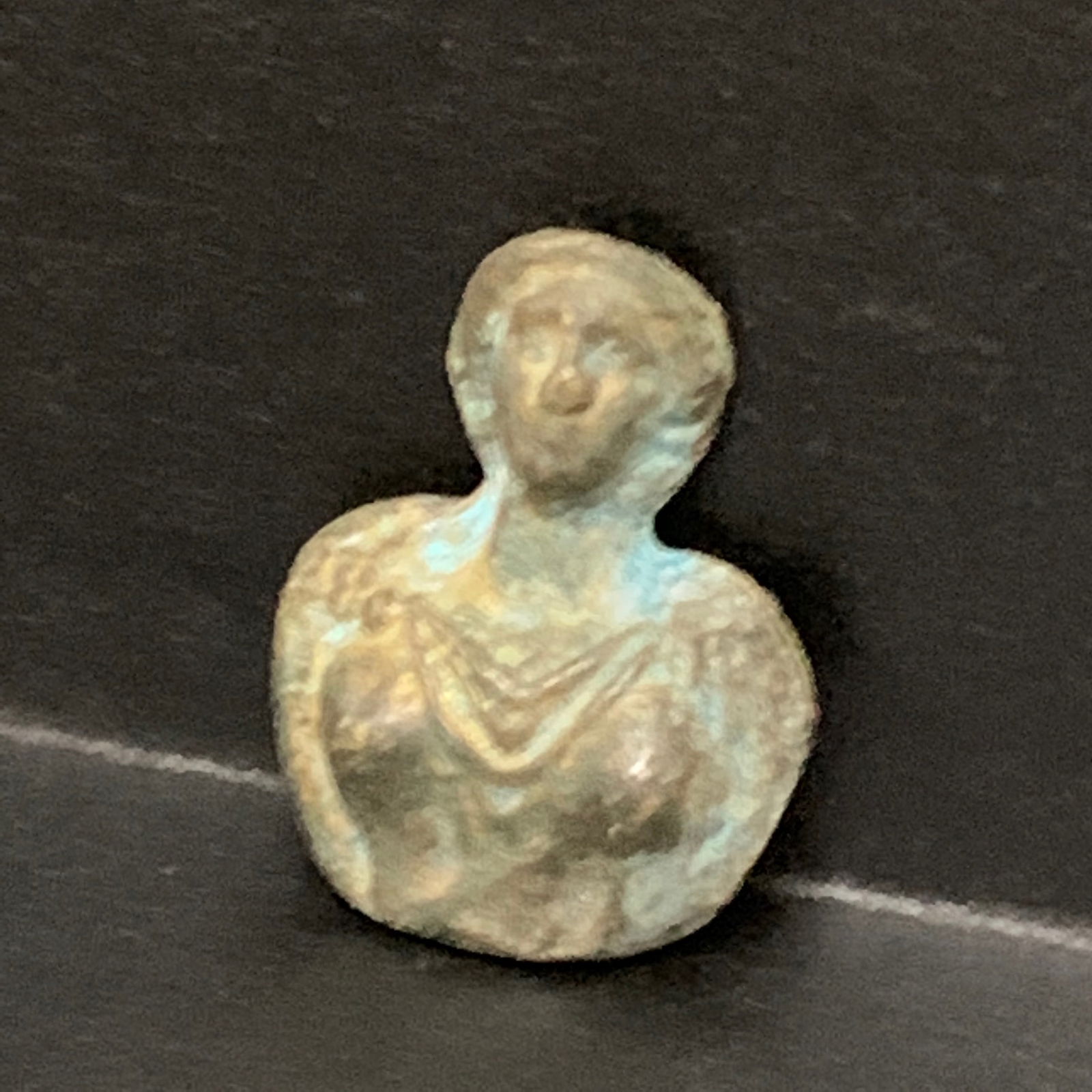 Bronze Head Lady Sculpture - 2