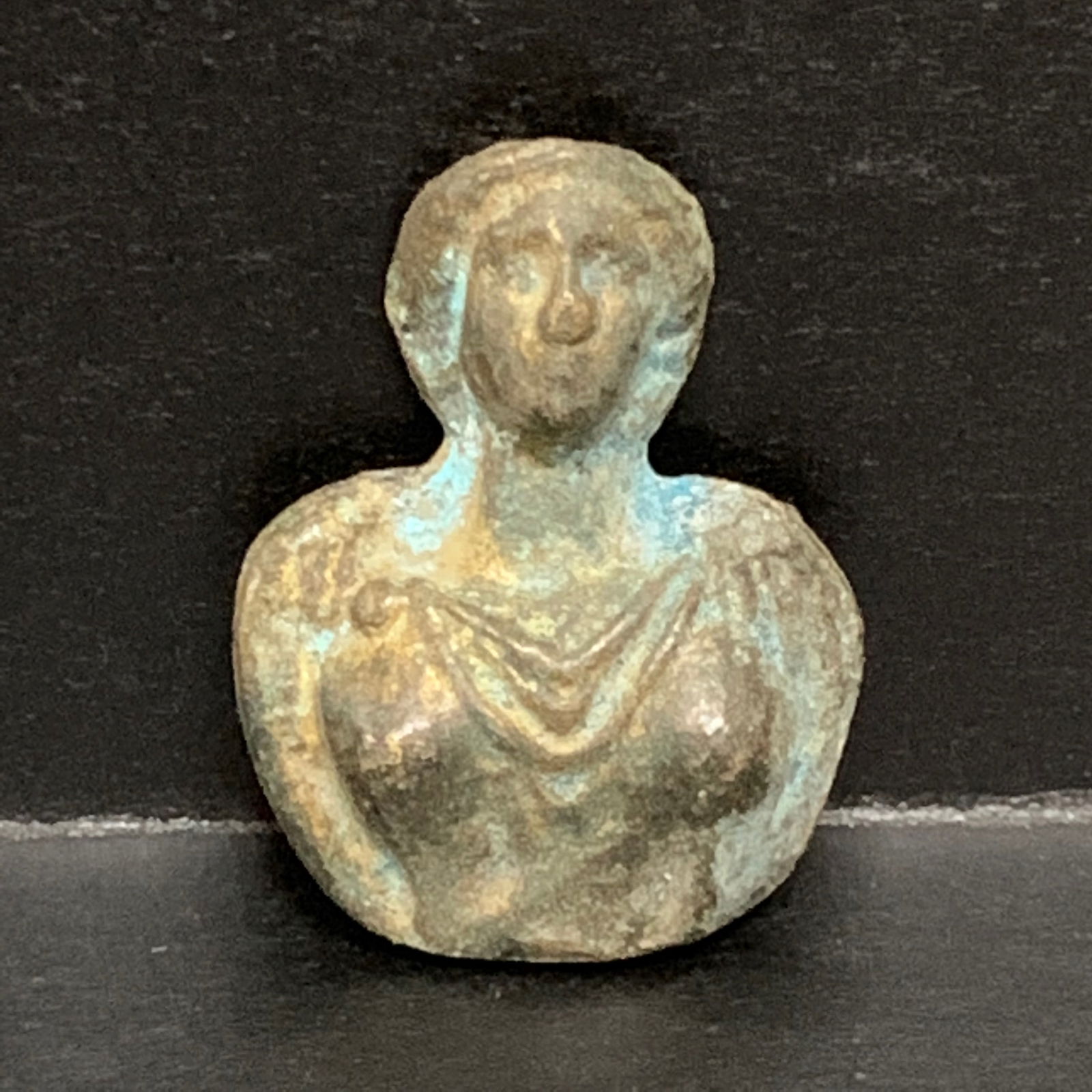 Bronze Head Lady Sculpture - 4