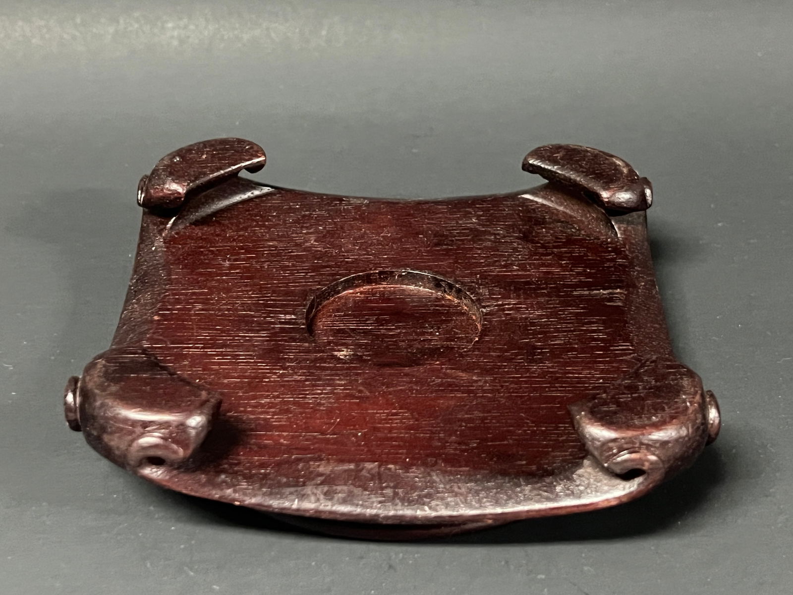 Chinese Carved Wooden Base - 7
