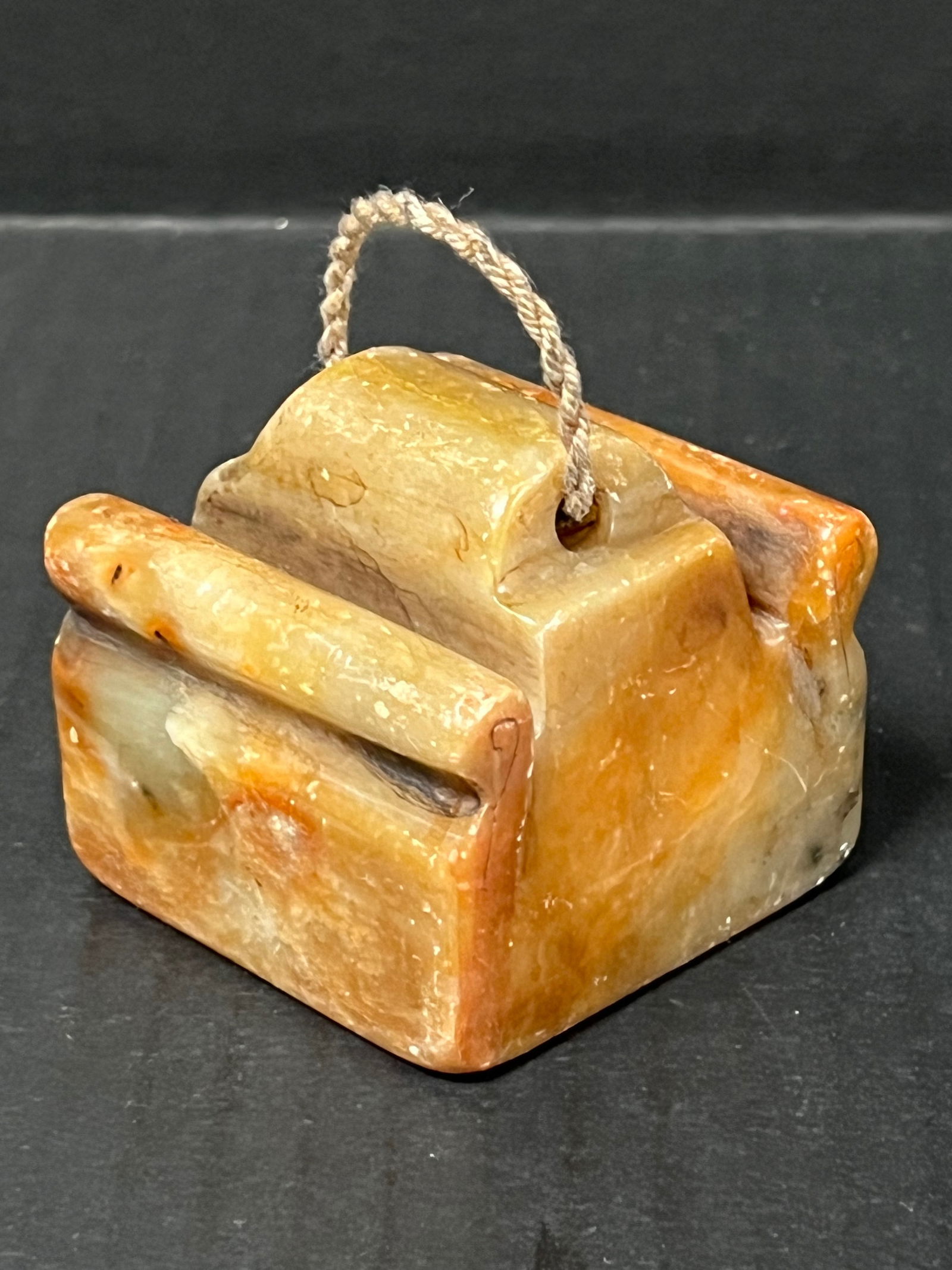 Chinese Carved Sopastone Seal - 4