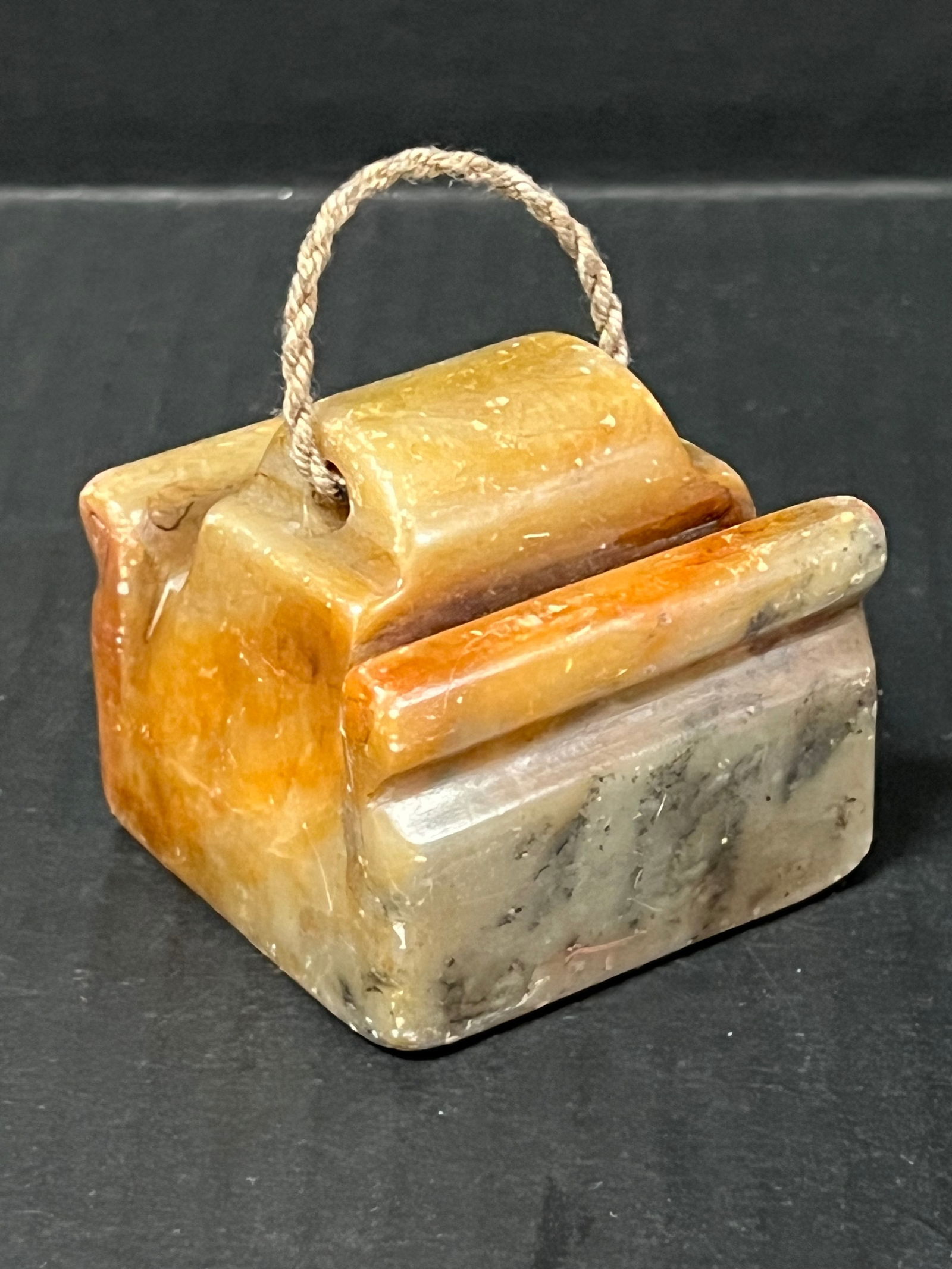 Chinese Carved Sopastone Seal - 5