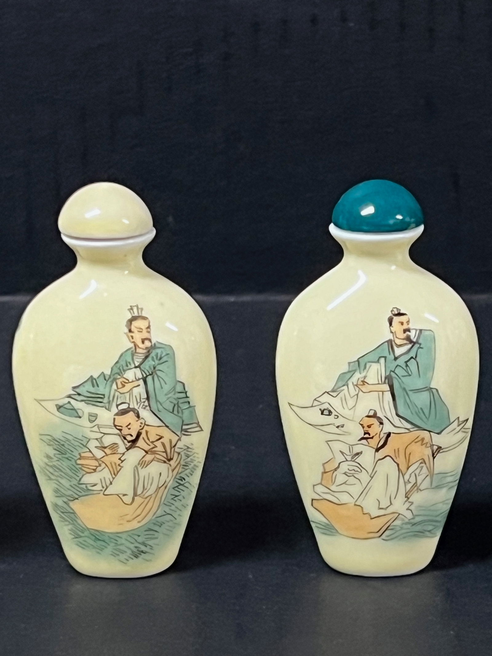 Chinese Porcelain Snuff Bottle Set of 4 - 3